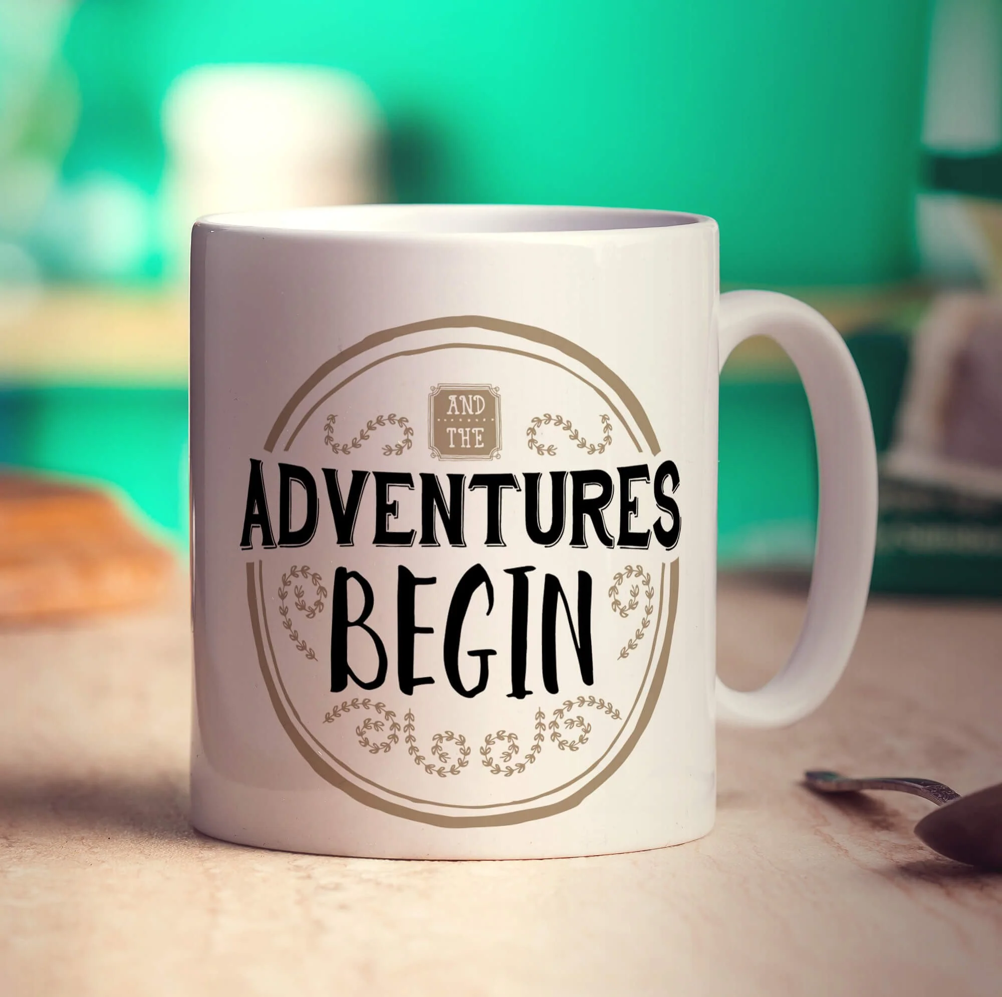 And The Adventures Begin Mug - Image 3