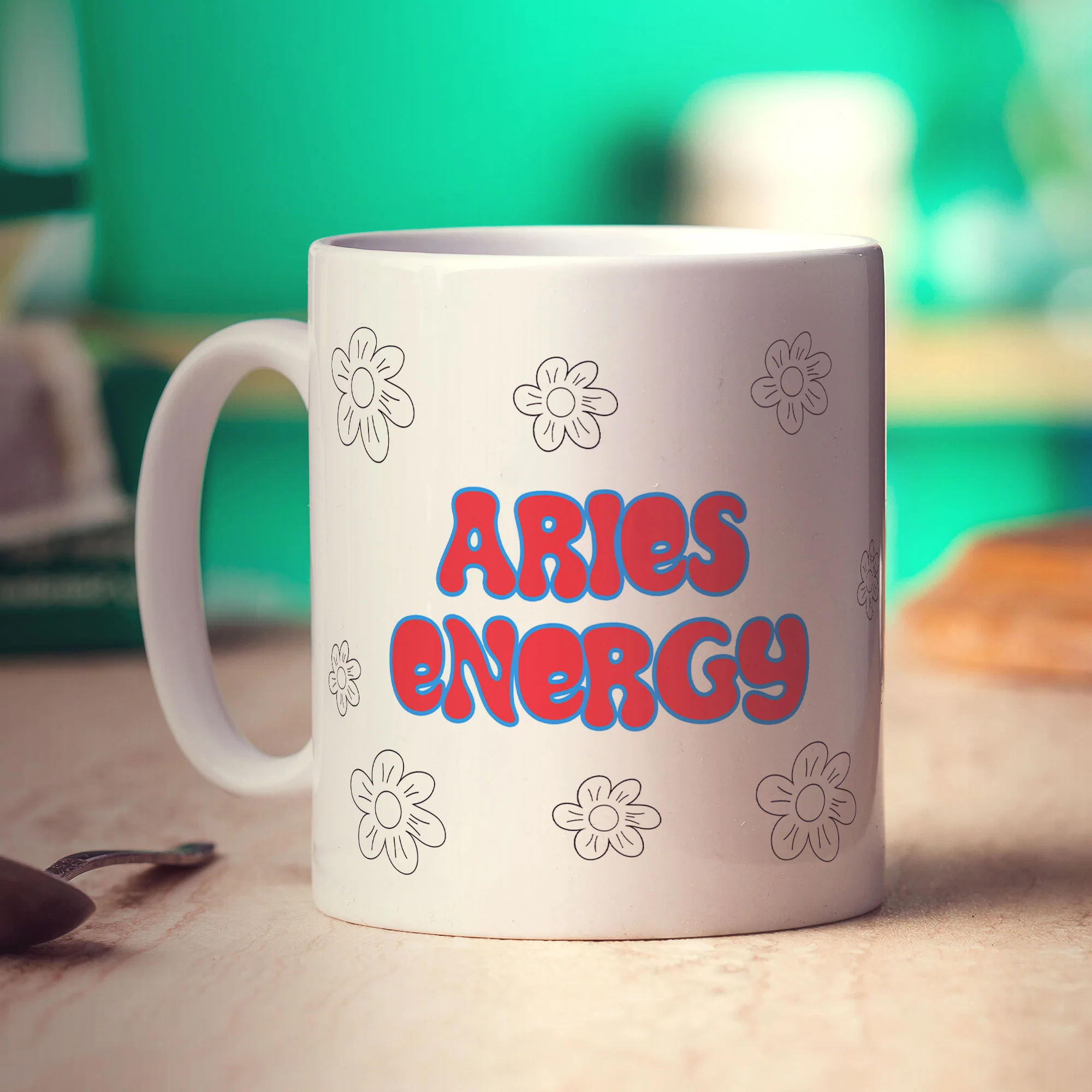 Aries Energy Star Sign Mug - Image 4