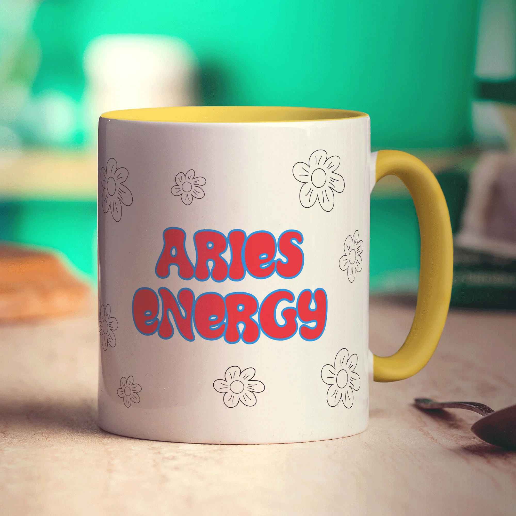 Aries Energy Star Sign Mug - Image 5