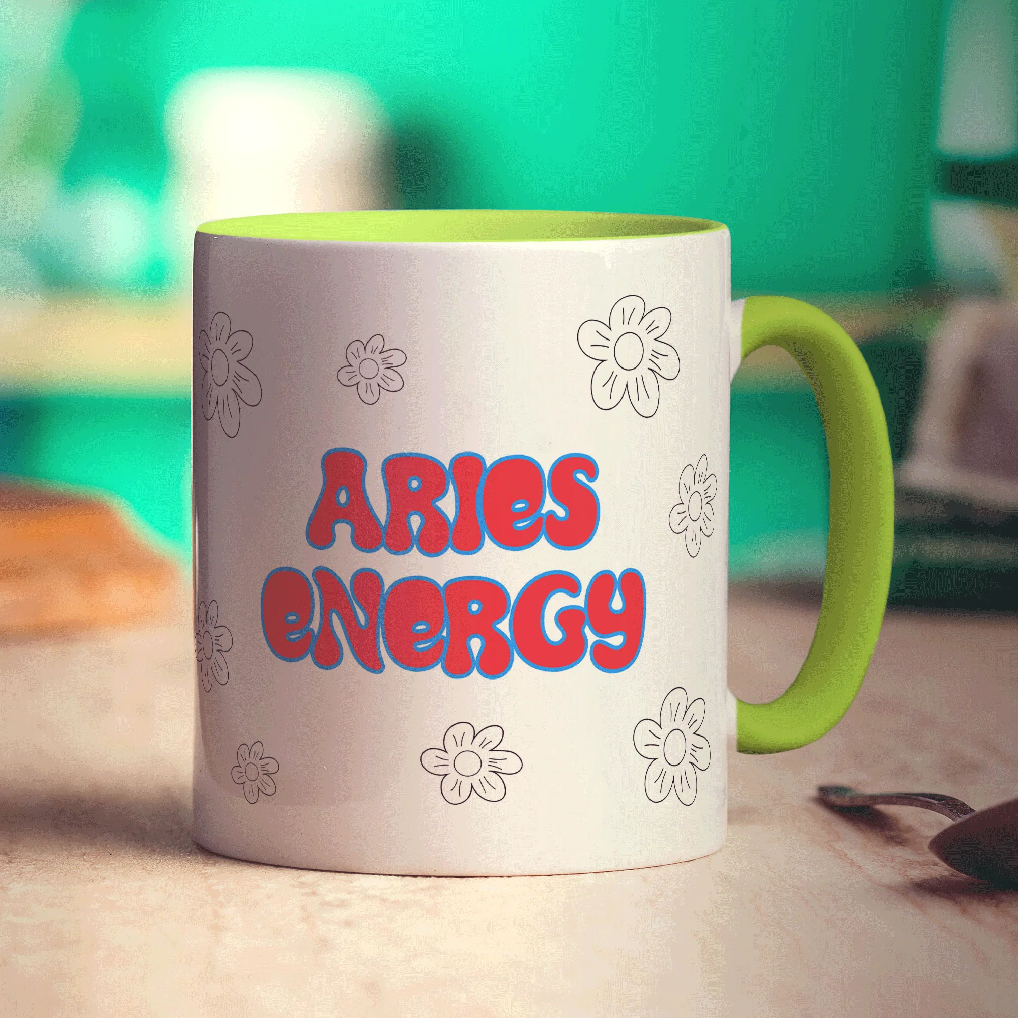 Aries Energy Star Sign Mug - Image 7