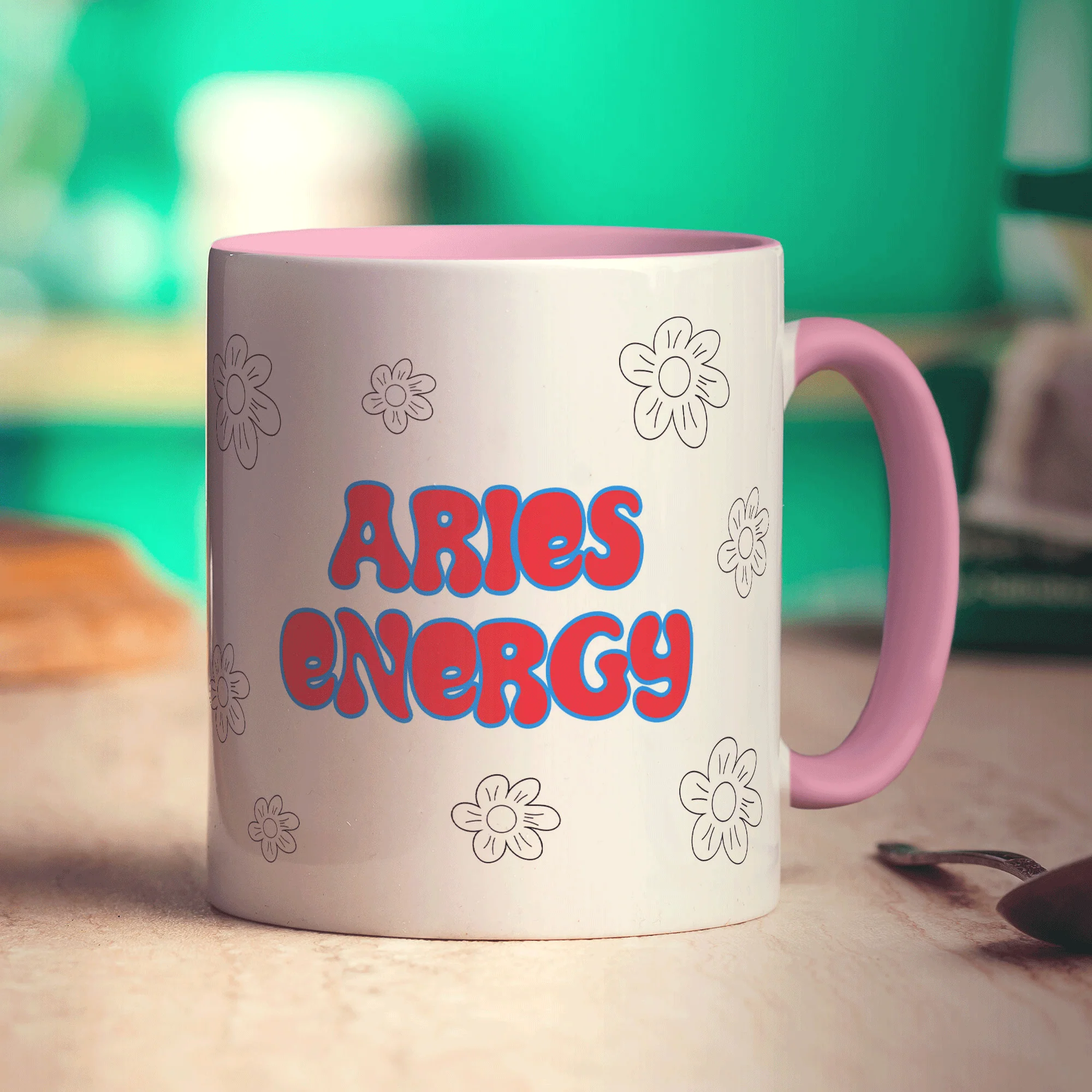 Aries Energy Star Sign Mug - Image 9