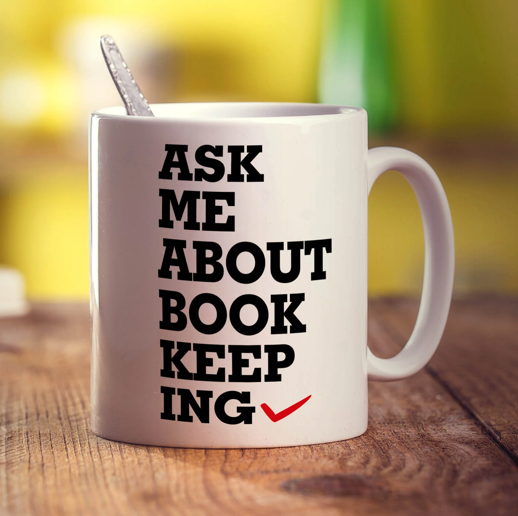 Ask Me About the Bookkeeping Mug - Image 3