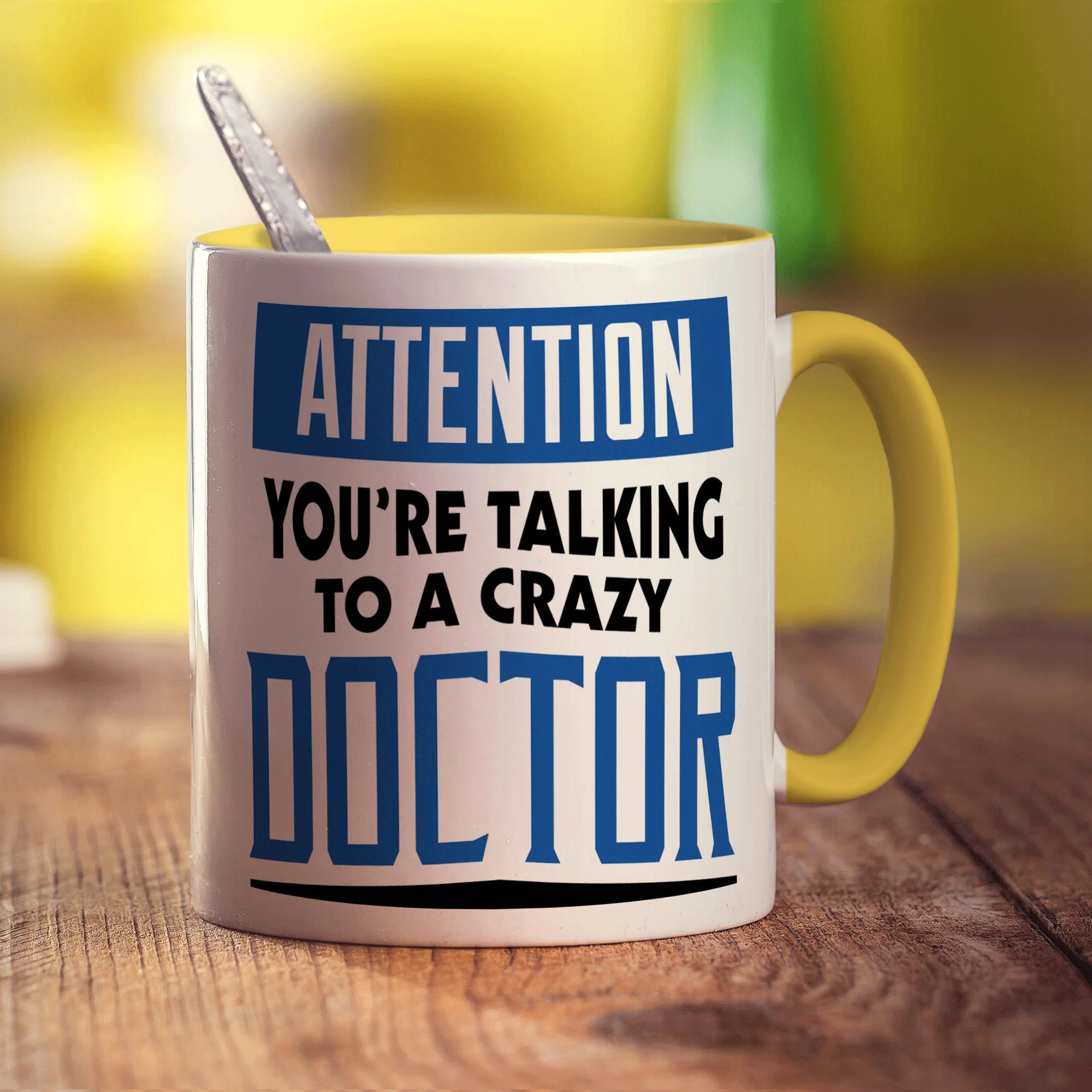 Attention You're Talking To a Crazy Doctor Mug - Image 5