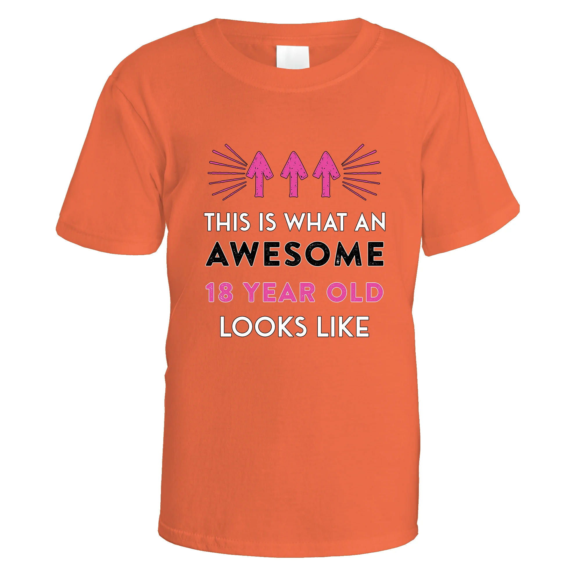 Awesome 18 Year Old T-Shirt (Pink Design) - Image 5