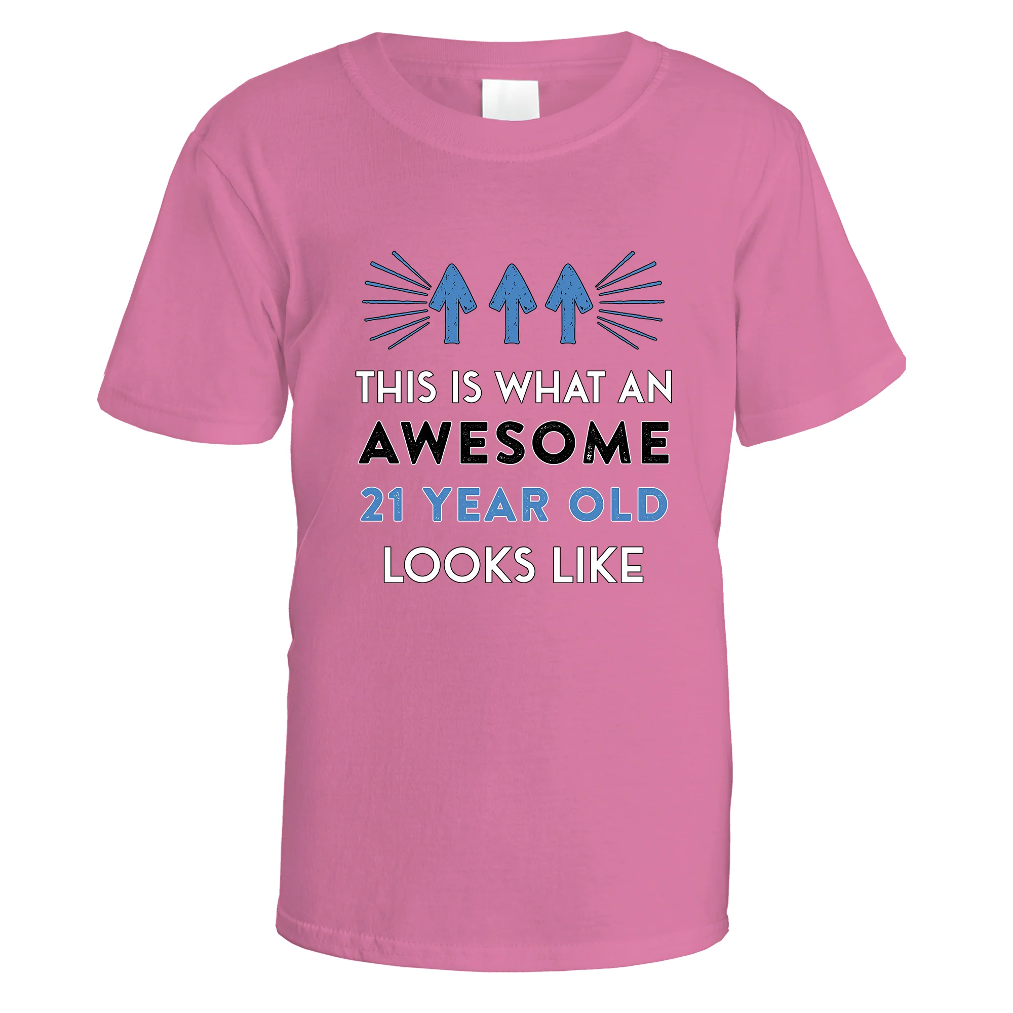 Awesome 21 Year Old T-Shirt (Blue Design) - Image 13