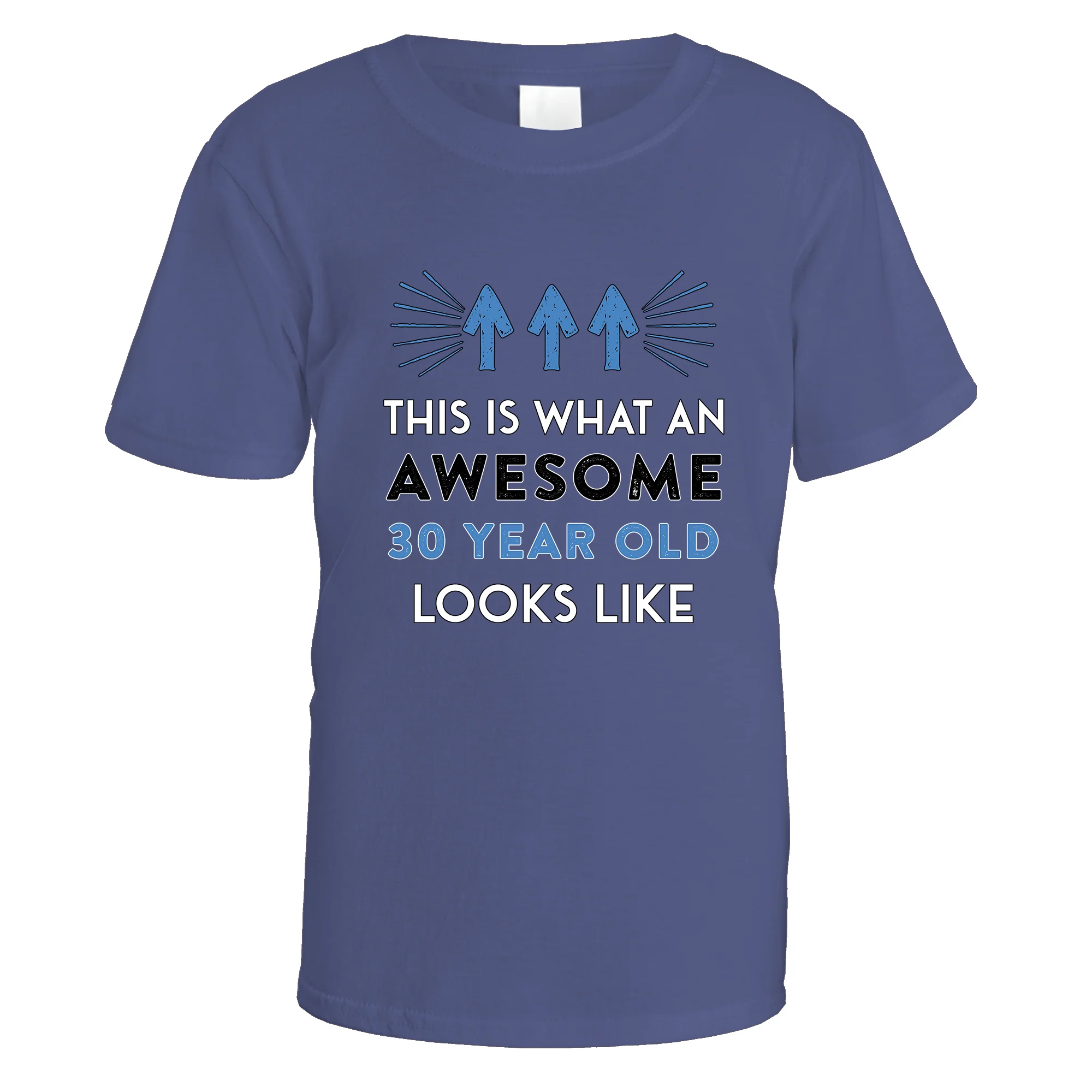Awesome 30 Year Old T-Shirt (Blue Design) - Image 5