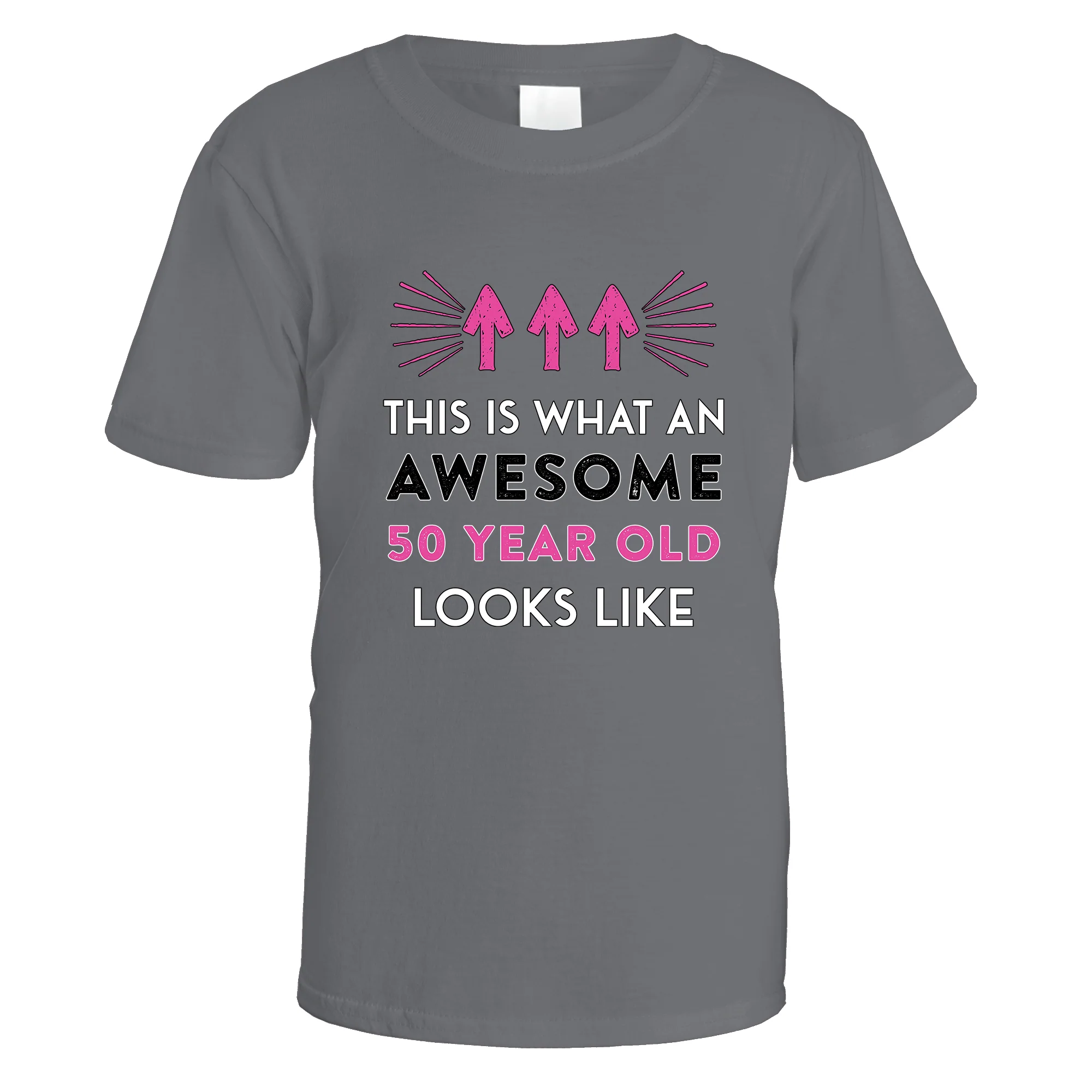Awesome 50 Year Old T-Shirt (Pink Design) - Image 13