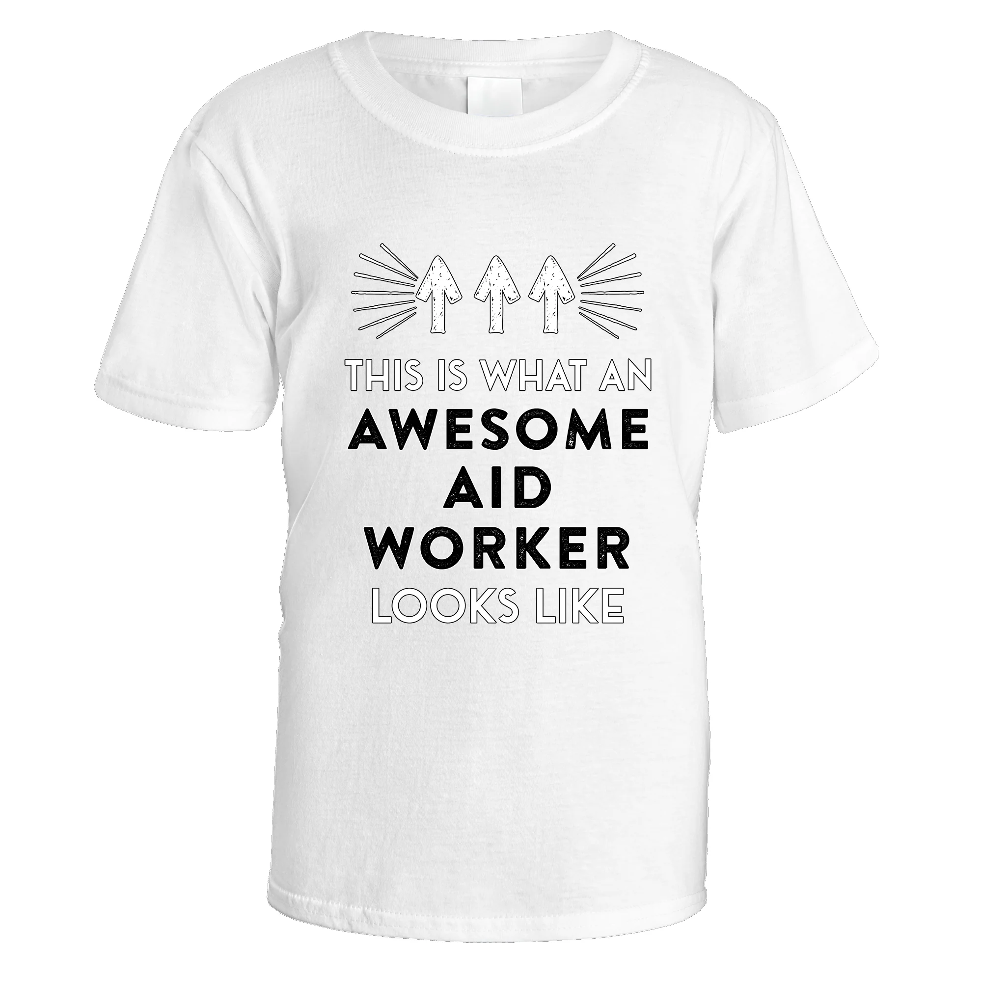 Awesome Aid Worker T-Shirt - Image 2