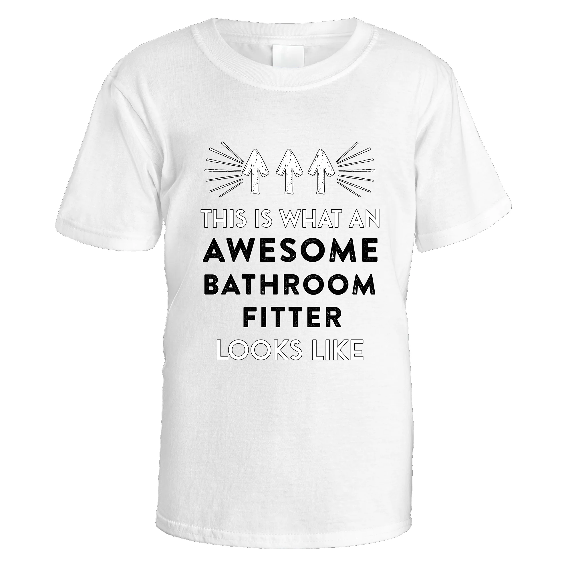 Awesome Bathroom Fitter T-Shirt - Image 2