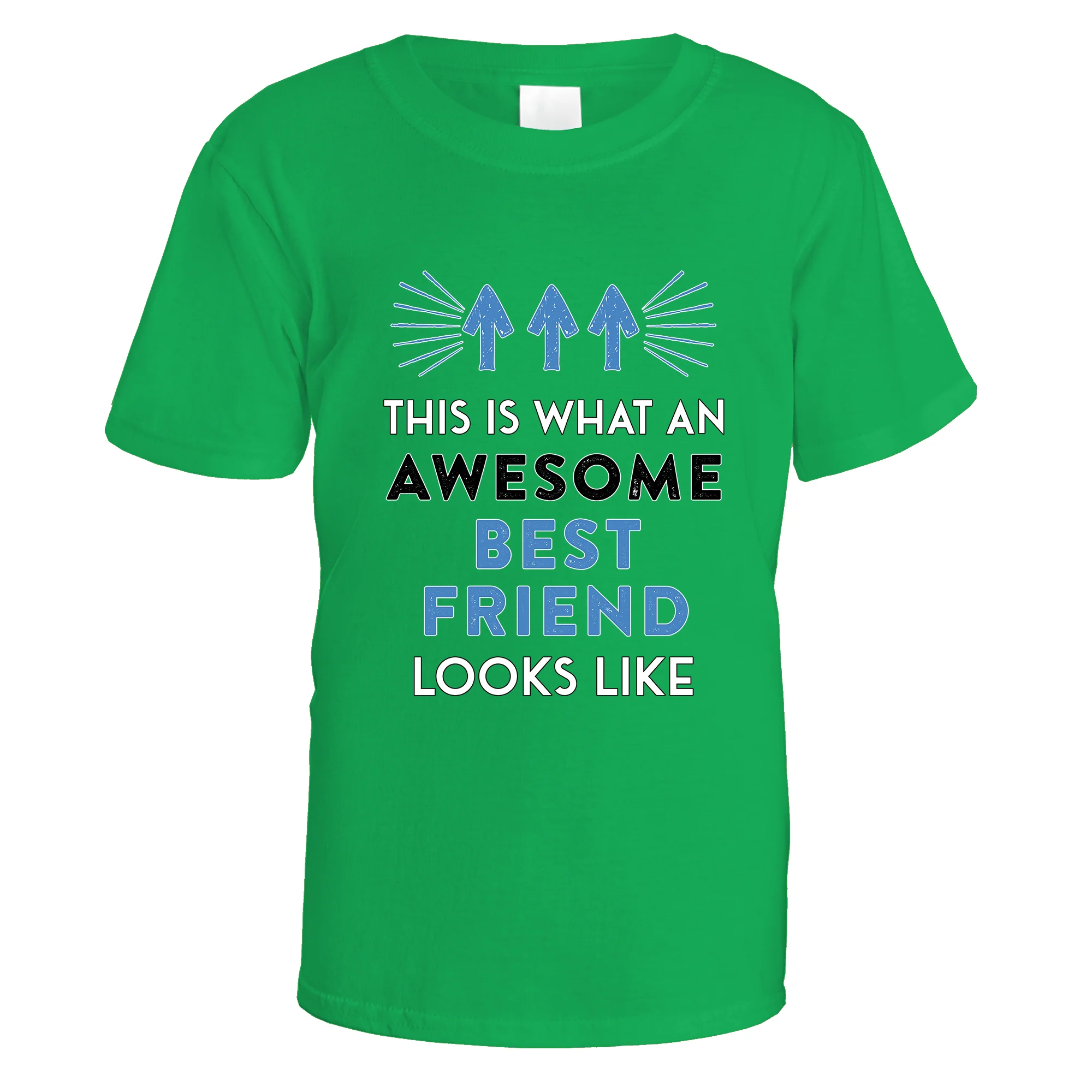 Awesome Best Friend T-Shirt (Blue Design) - Image 10