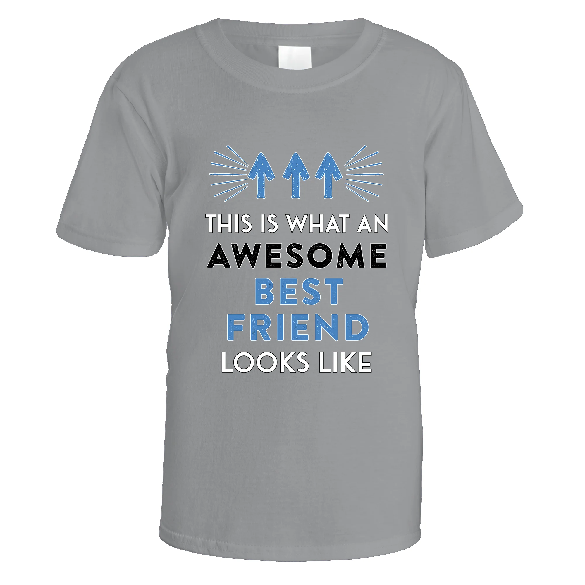 Awesome Best Friend T-Shirt (Blue Design) - Image 12