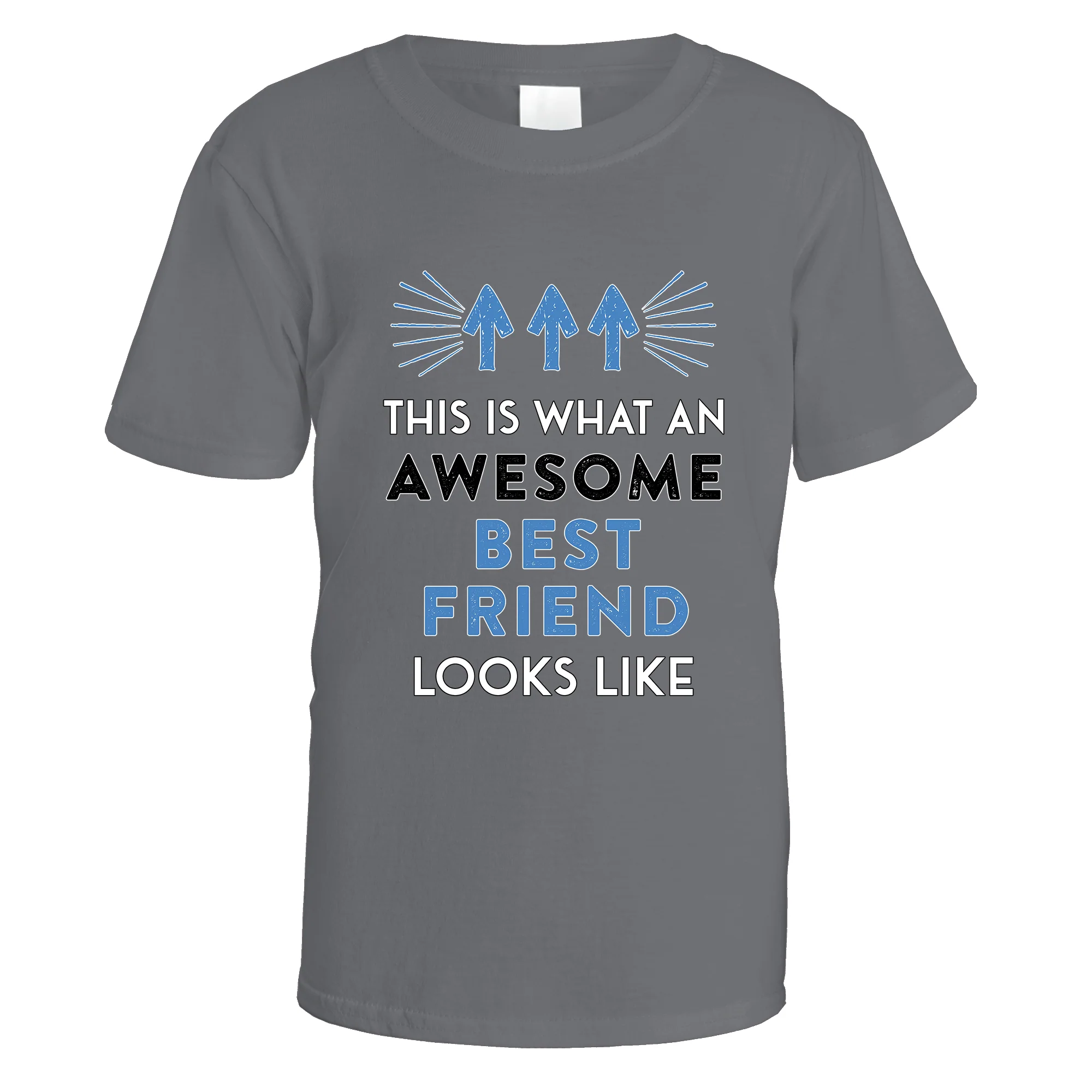 Awesome Best Friend T-Shirt (Blue Design) - Image 13