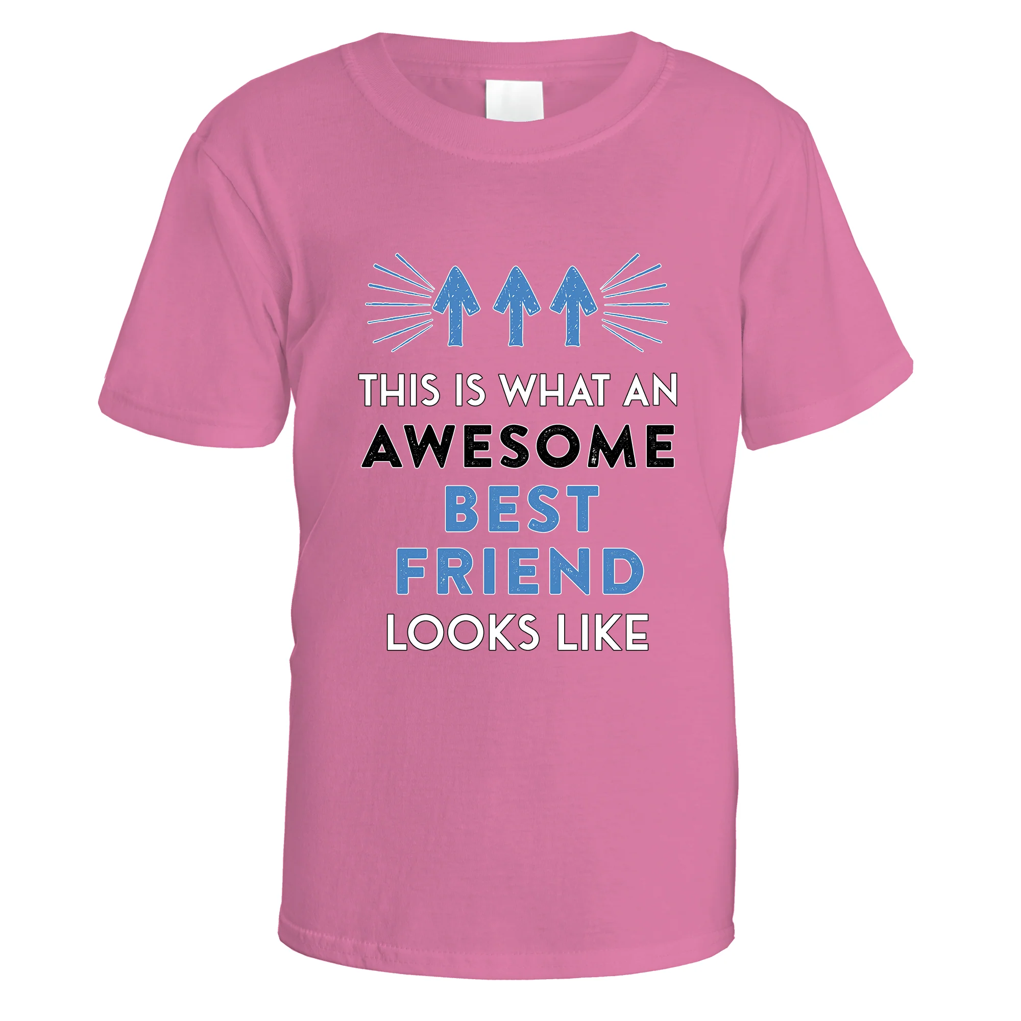 Awesome Best Friend T-Shirt (Blue Design) - Image 14