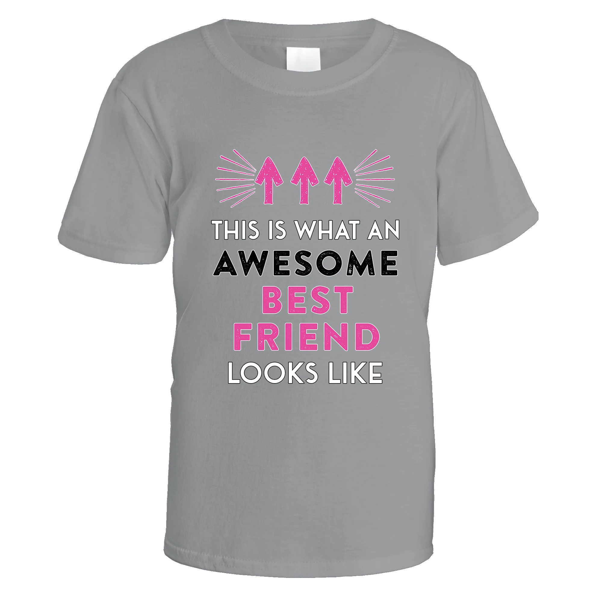 Awesome Best Friend T-Shirt (Pink Design) - Image 10
