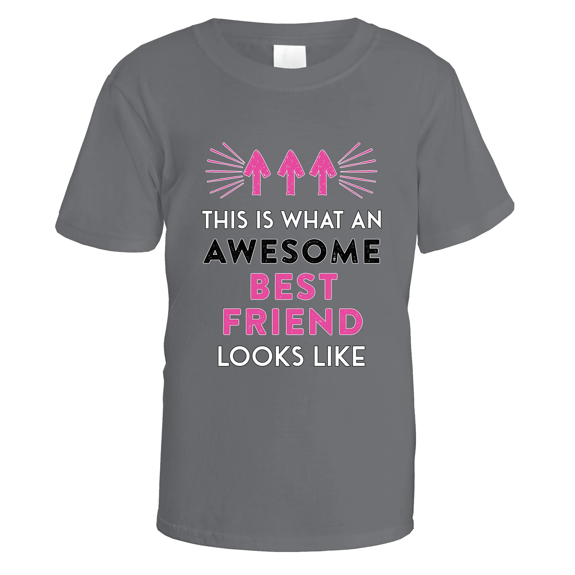 Awesome Best Friend T-Shirt (Pink Design) - Image 11