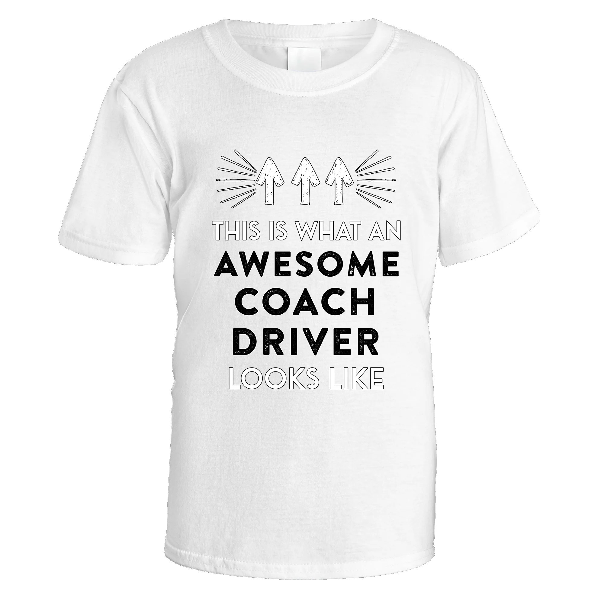 Awesome Coach Driver T-Shirt - Image 2