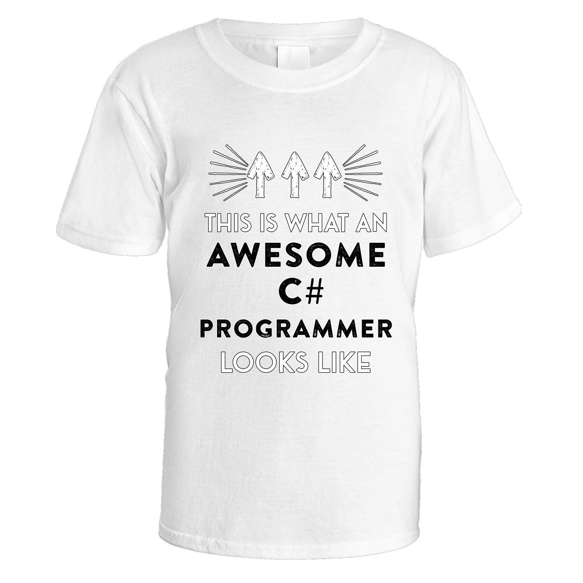 Awesome C# Programmer T-Shirt - Image 2