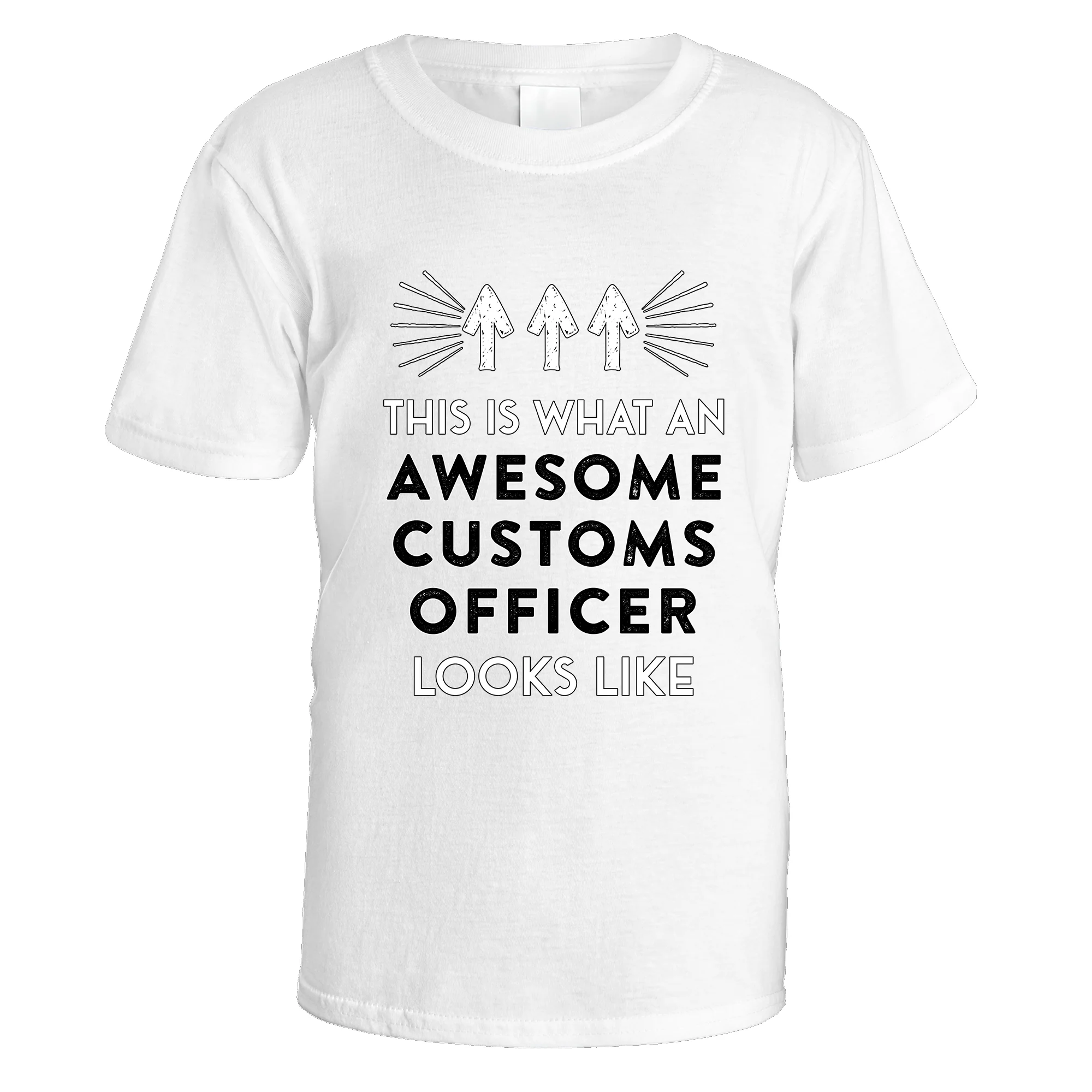 Awesome Customs Officer T-Shirt - Image 2
