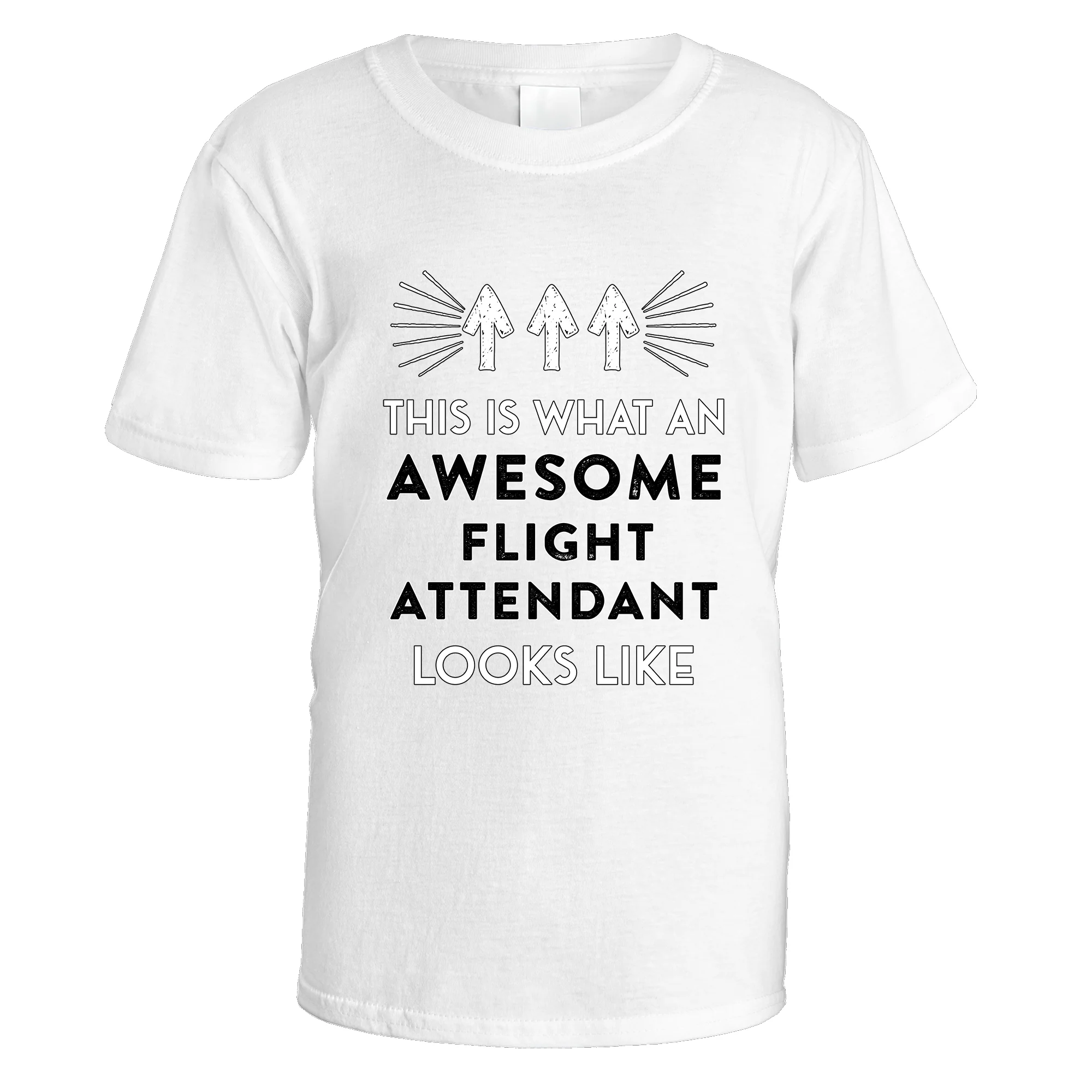 Awesome Flight Attendant T-Shirt - Image 2