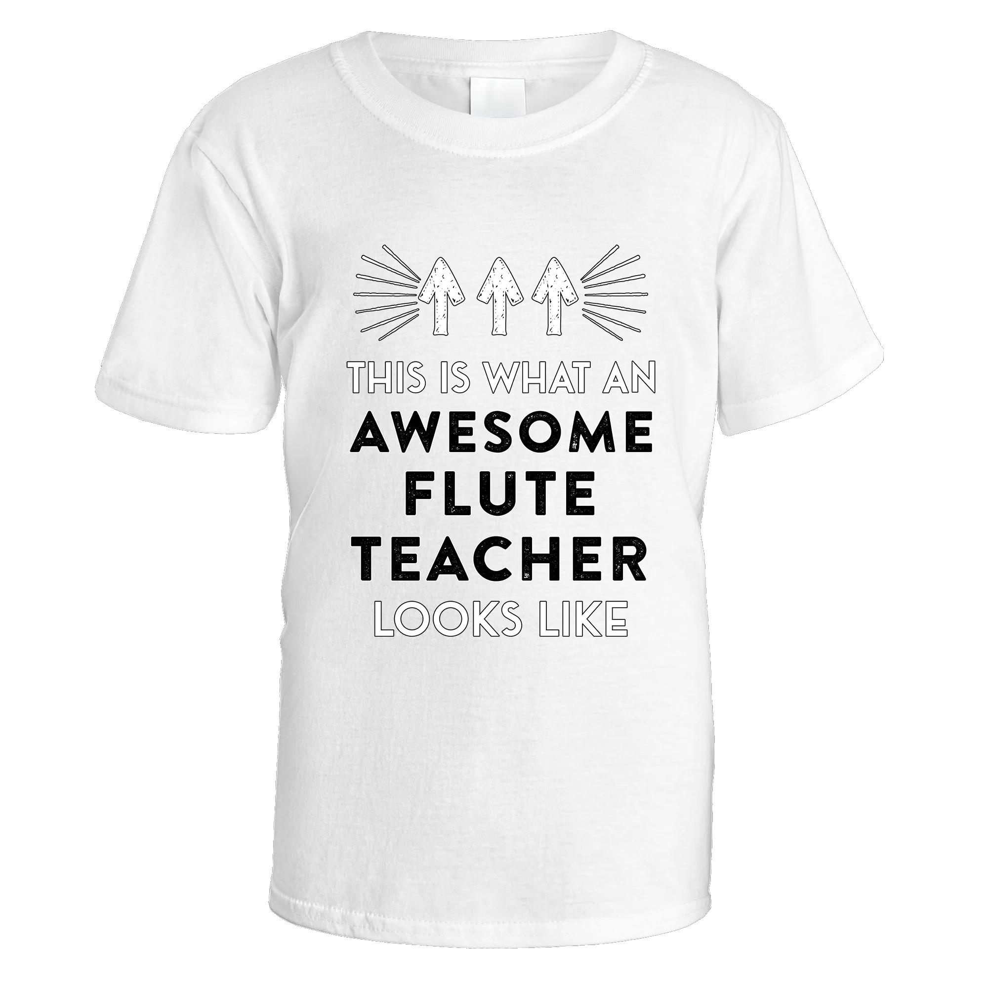 Awesome Flute Teacher T-Shirt - Image 2