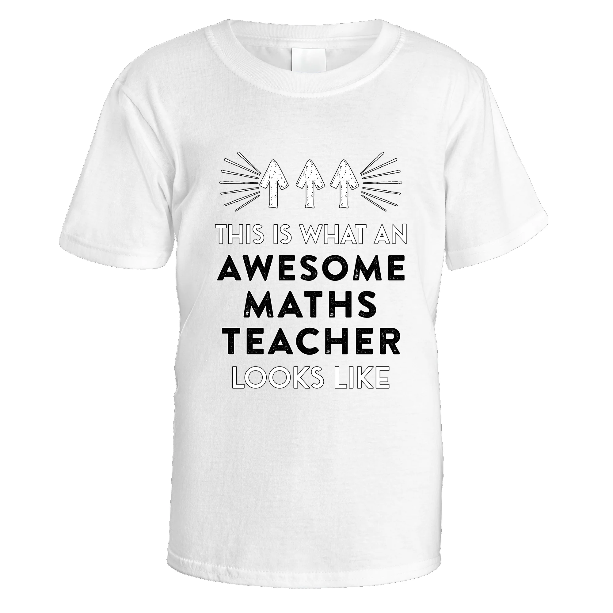 Awesome Maths Teacher T-Shirt - Image 2