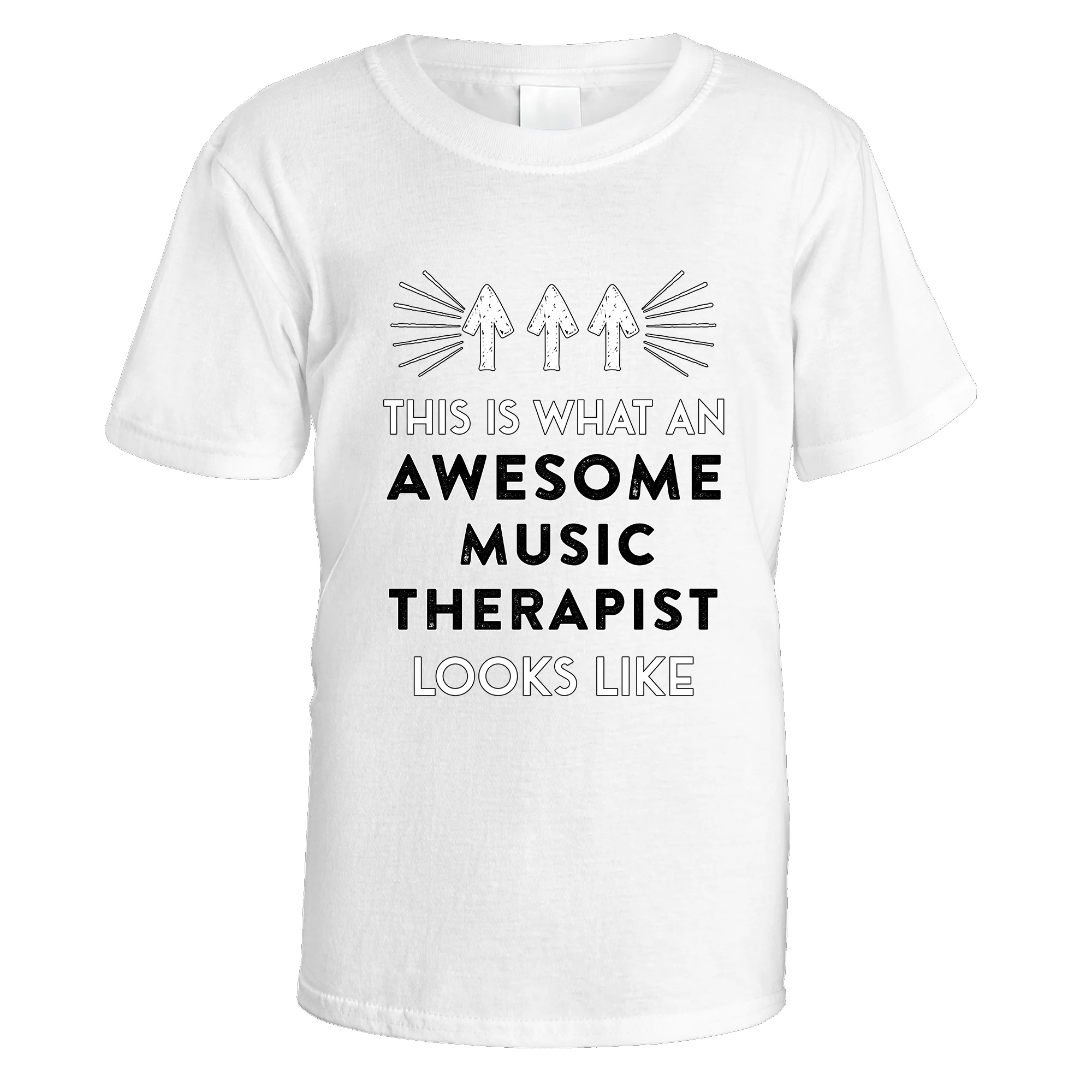 Awesome Music Therapist T-Shirt - Image 2