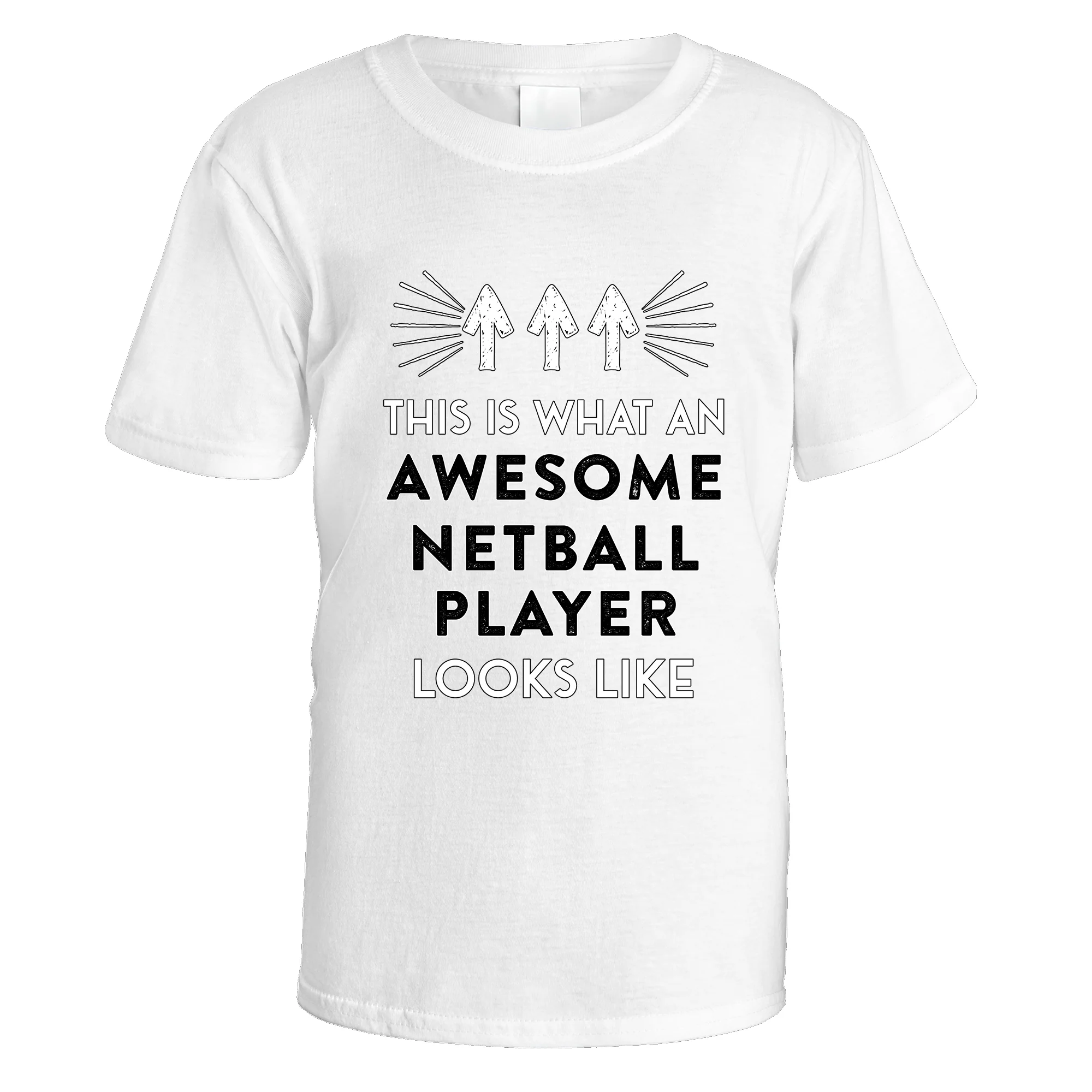 Awesome Netball Player T-Shirt - Image 3