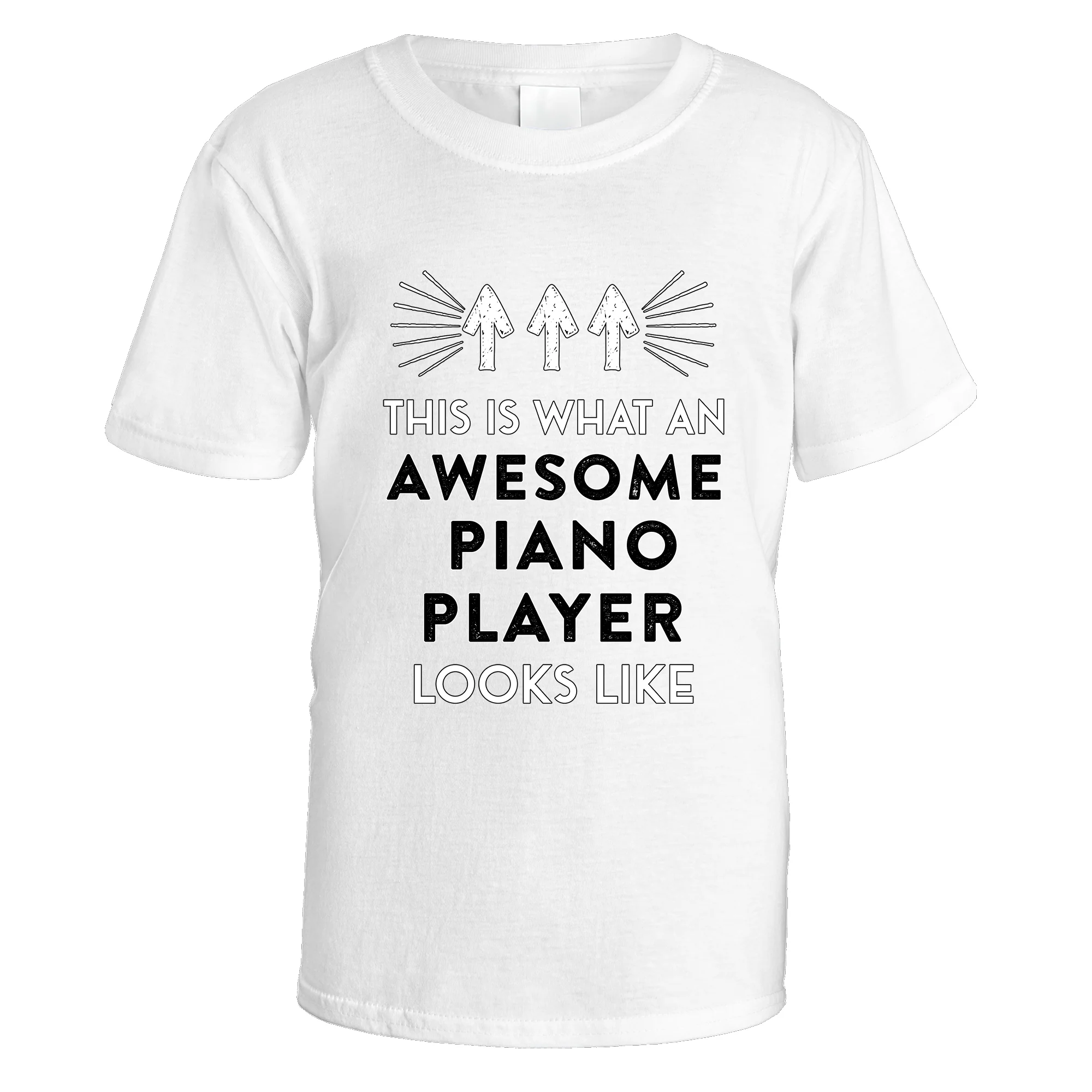 Awesome Piano Player T-Shirt - Image 3