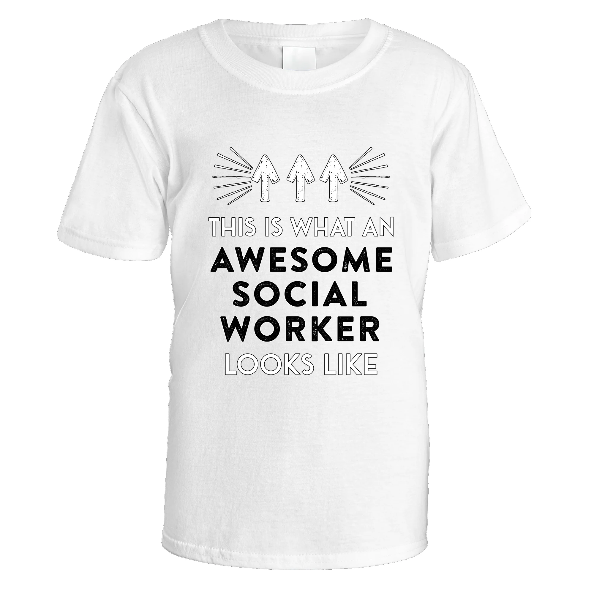 Awesome Social Worker T-Shirt - Image 2