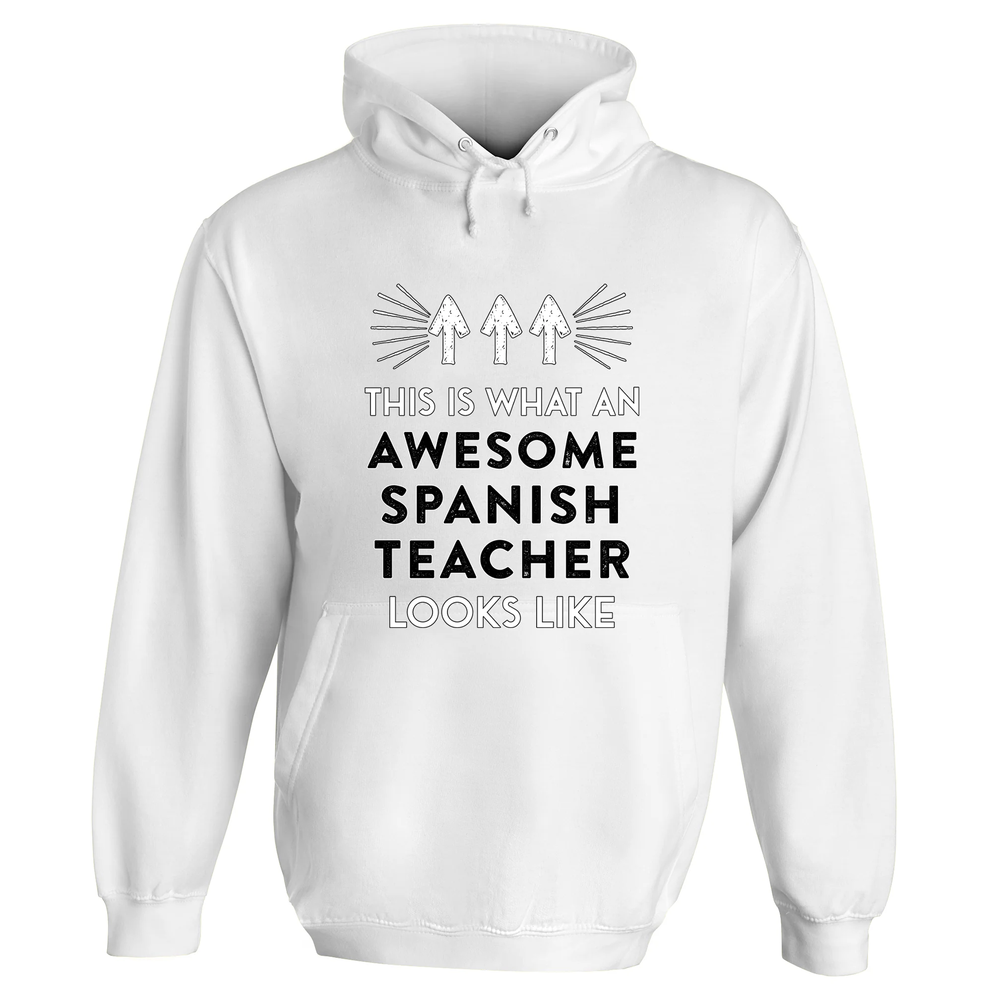 Awesome Spanish Teacher Hoodie - Image 2