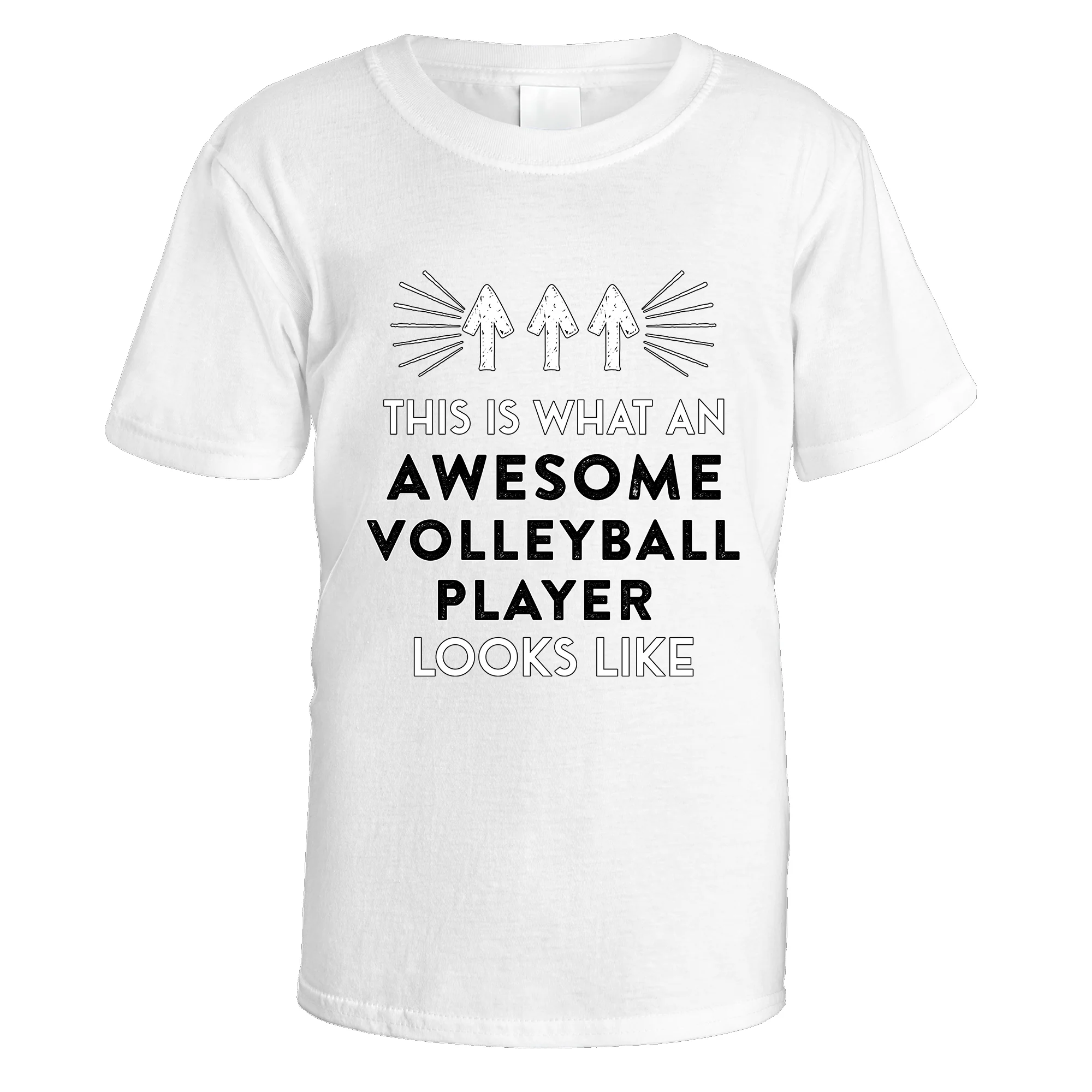 Awesome Volleyball Player T-Shirt - Image 2
