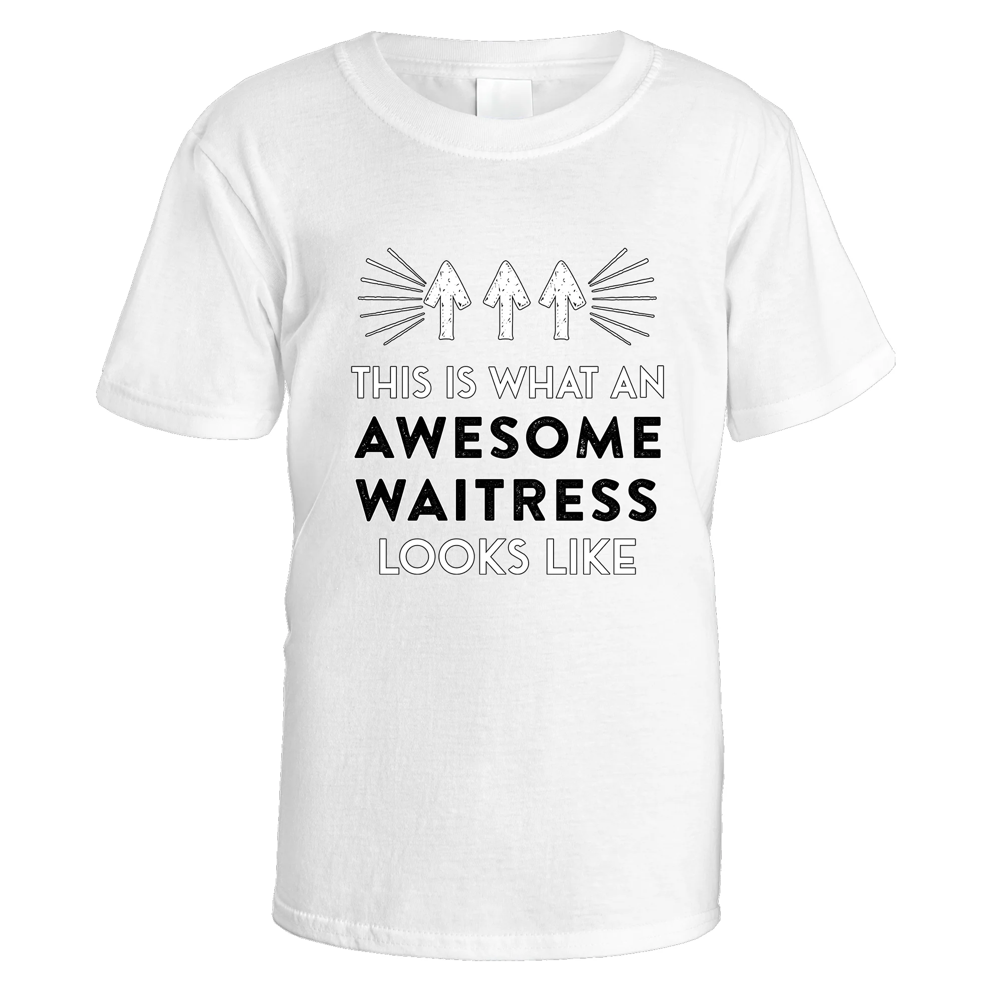 Awesome Waitress T-Shirt - Image 2