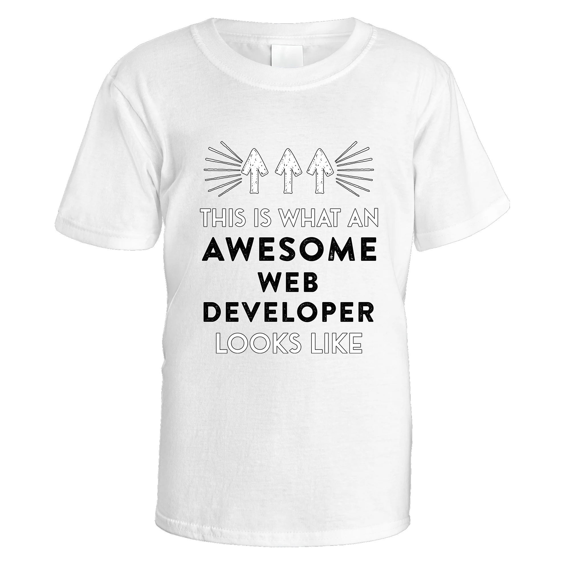 Awesome Web Developer T-Shirt - Image 2