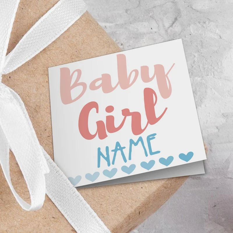 Baby Girl Name Wrapping Paper - Image 2