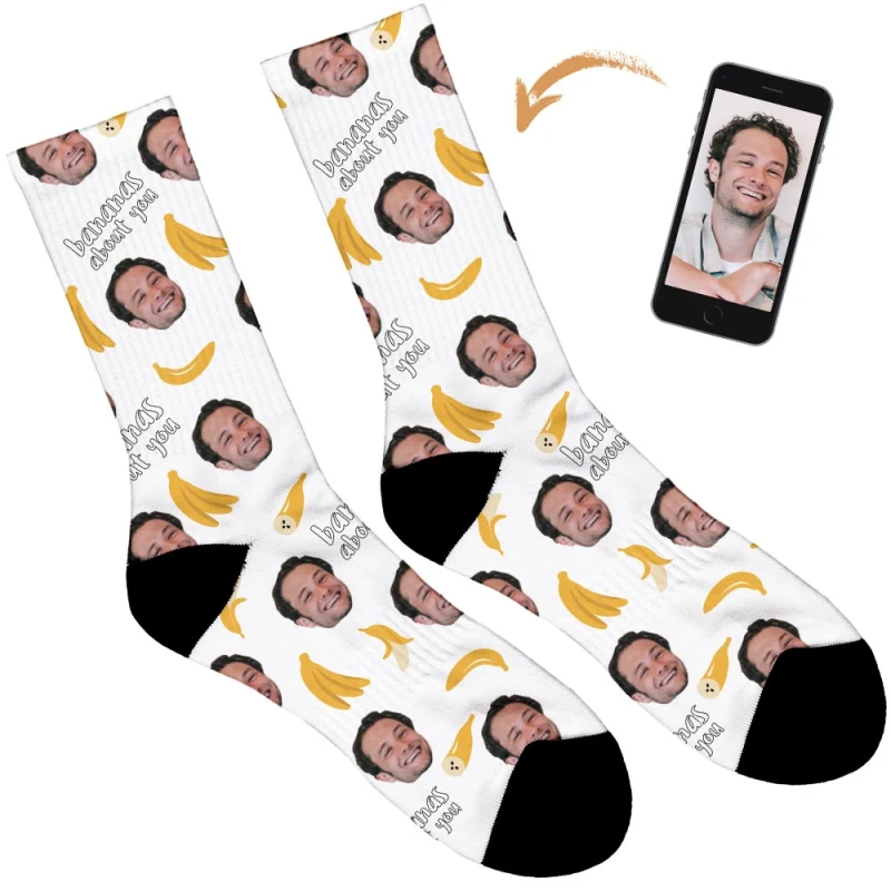 Bananas About You Personalised Socks - Image 12