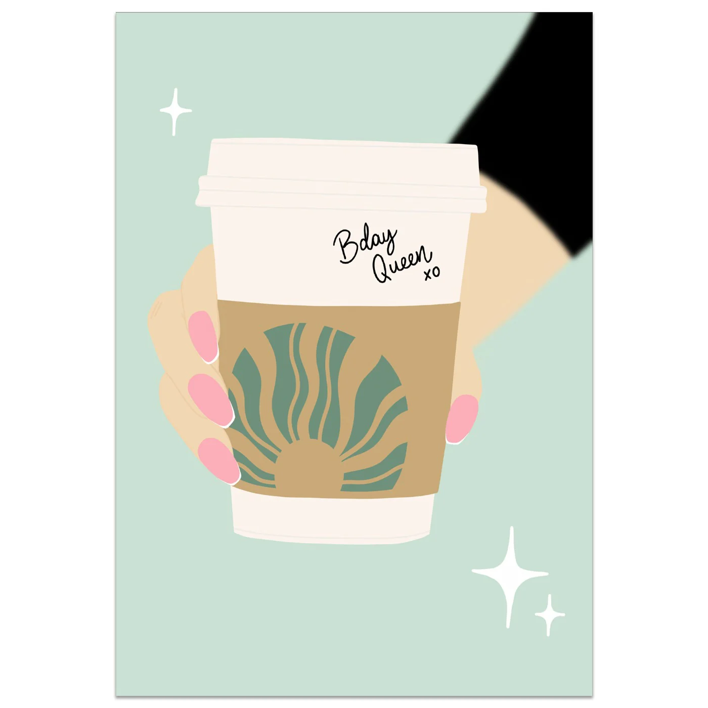 Bday Queen Card