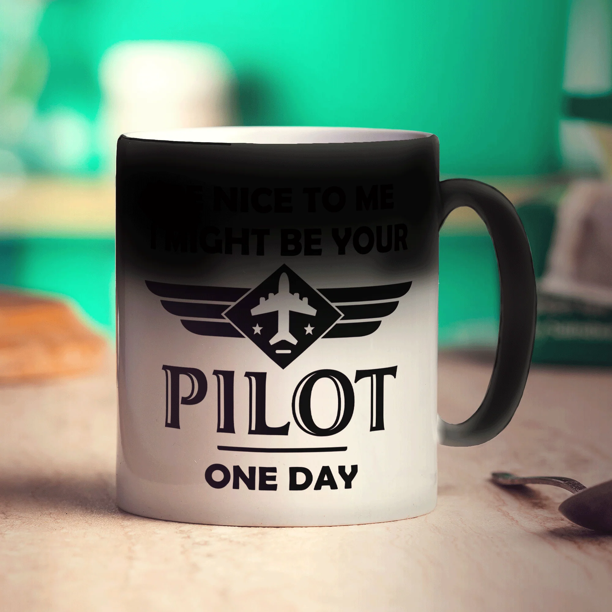 Be Nice to Me I Might be Your Pilot One Day Mug - Image 8