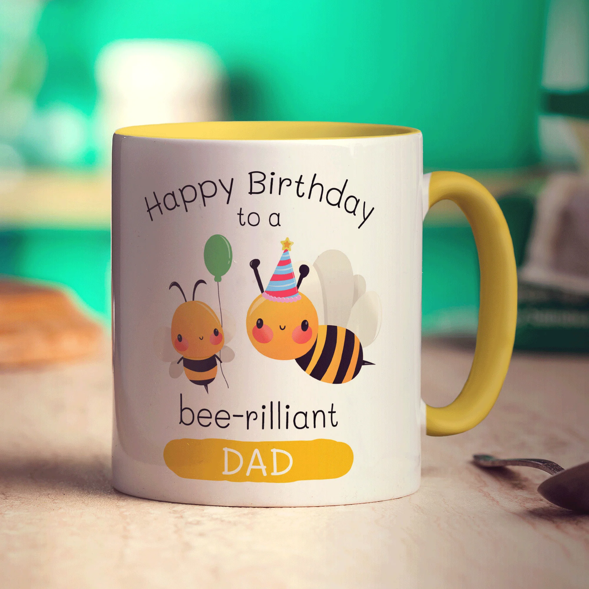 Bee-Rilliant Dad Birthday Mug - Image 5