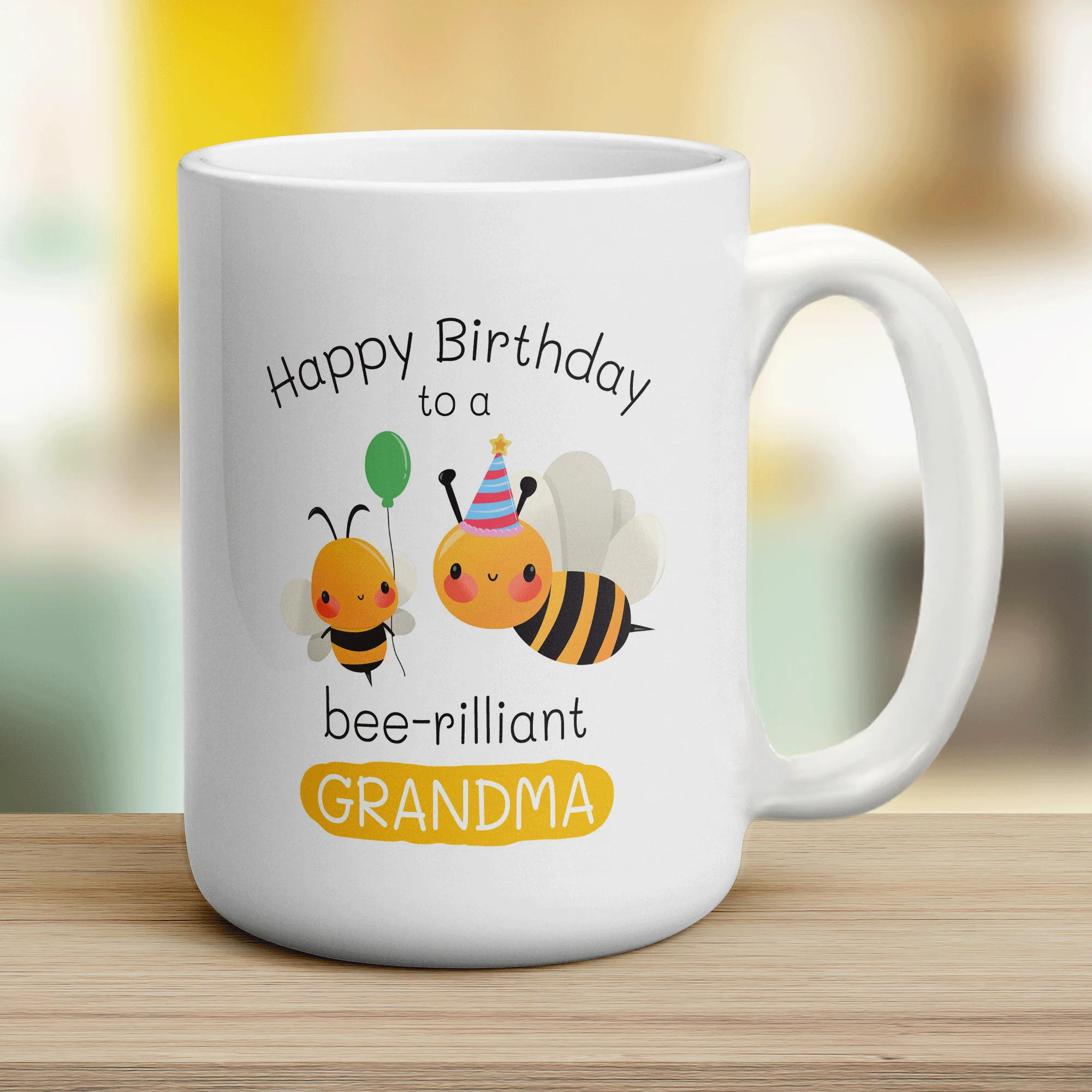Bee-Rilliant Grandma Birthday Mug - Image 12