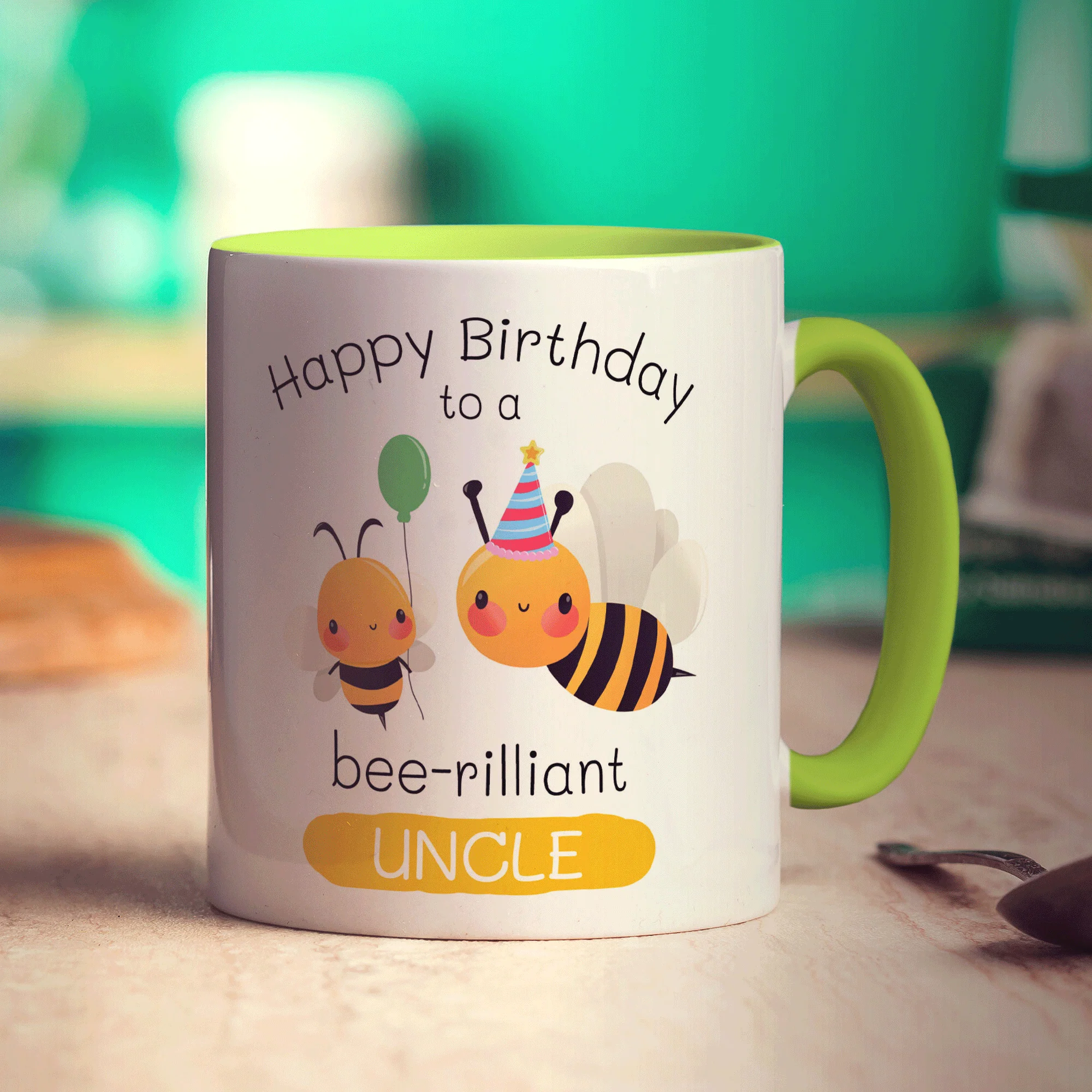 Bee-Rilliant Uncle Birthday Mug - Image 7