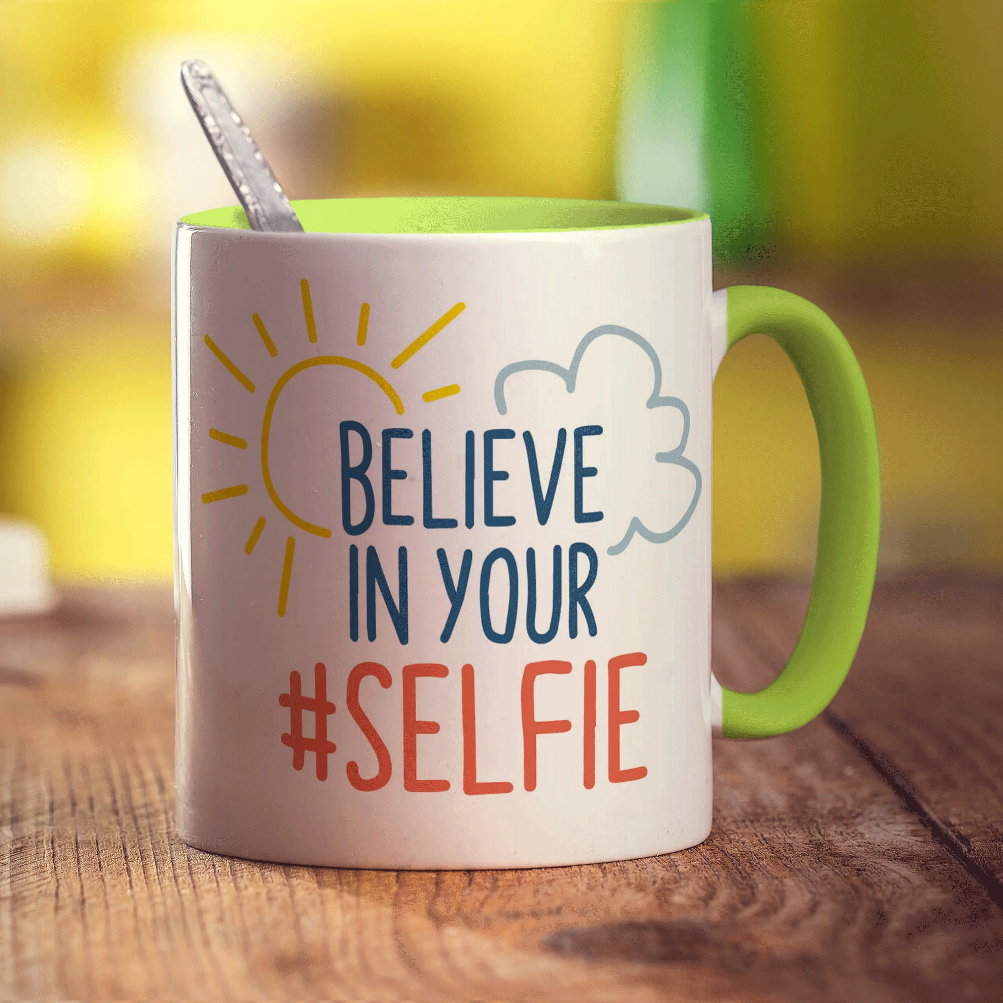 Believe in Your #Selfie Mug - Image 7