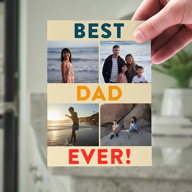 Best Dad Ever Photo Card - Image 3