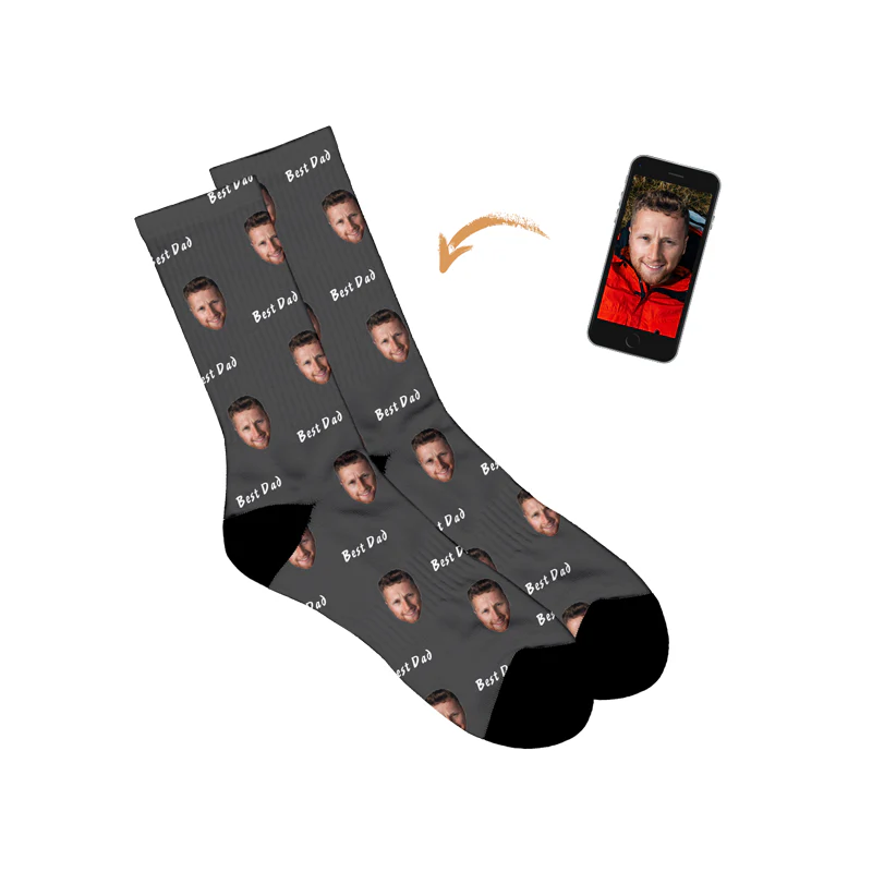 Best Dad Personalised Socks - Image 16