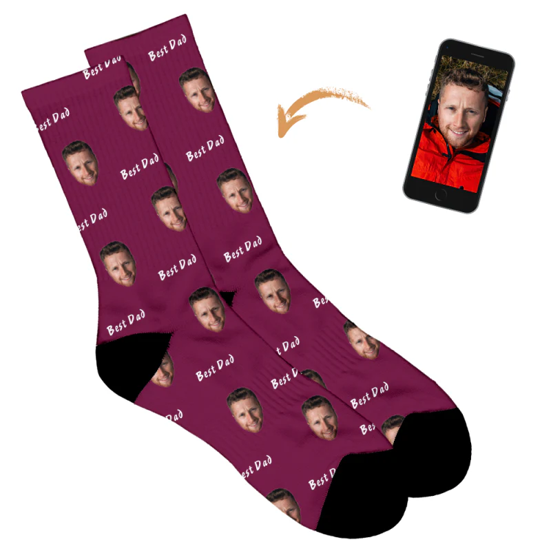 Best Dad Personalised Socks - Image 49