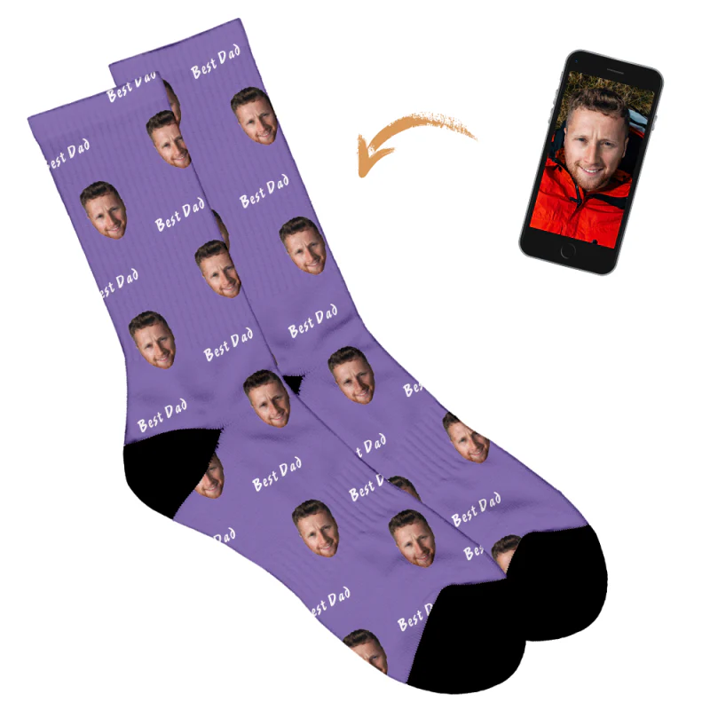 Best Dad Personalised Socks - Image 8