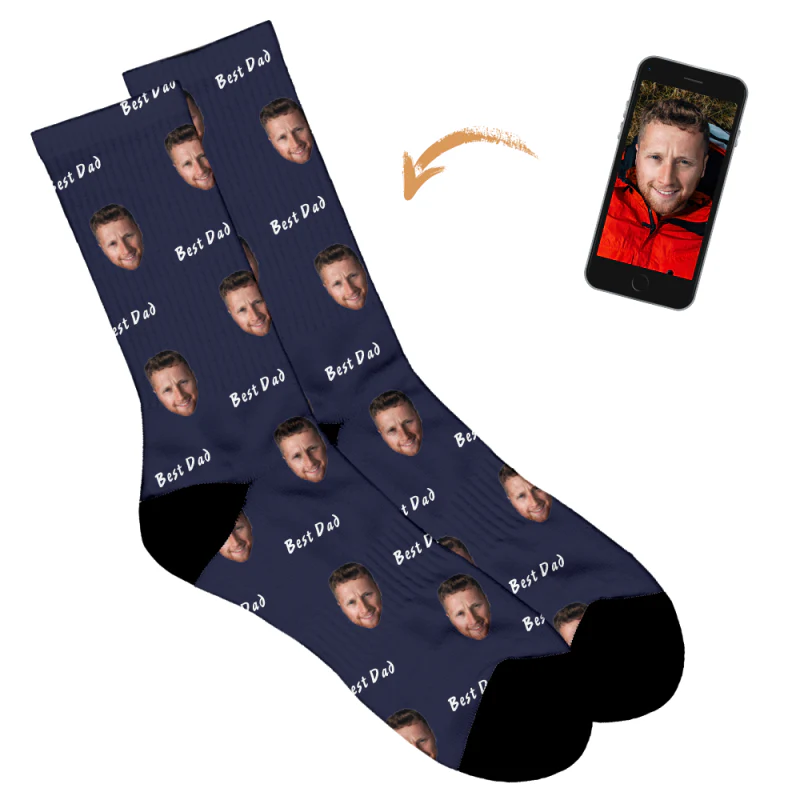 Best Dad Personalised Socks - Image 9