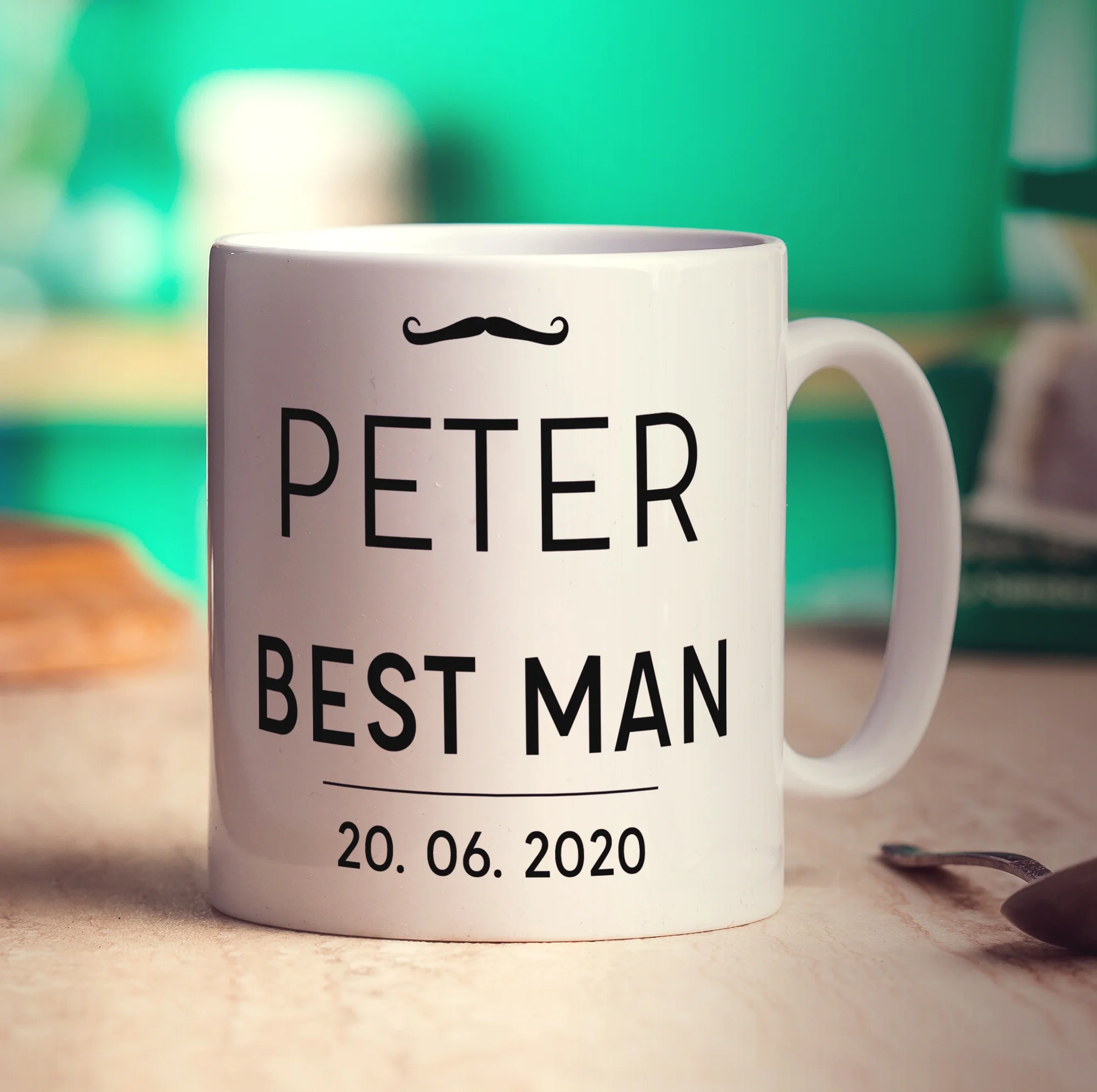 Best Man Photo Mug