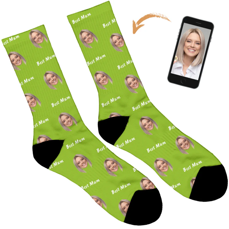 Best Mum Personalised Socks - Image 4