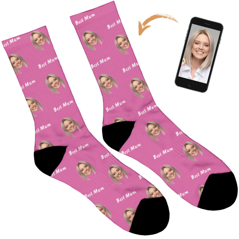 Best Mum Personalised Socks - Image 45