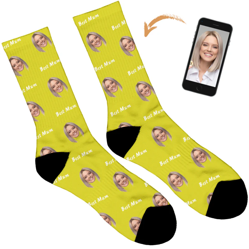 Best Mum Personalised Socks - Image 5